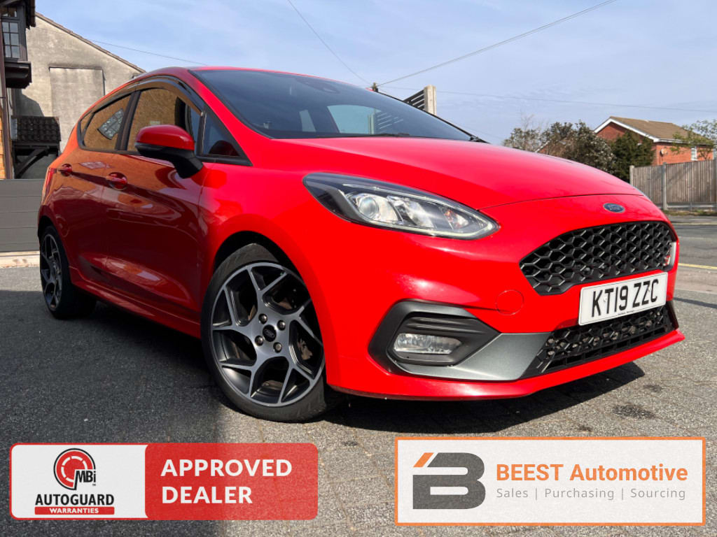 RED 2019 FORD FIESTA ST-2 1.5 Turbo