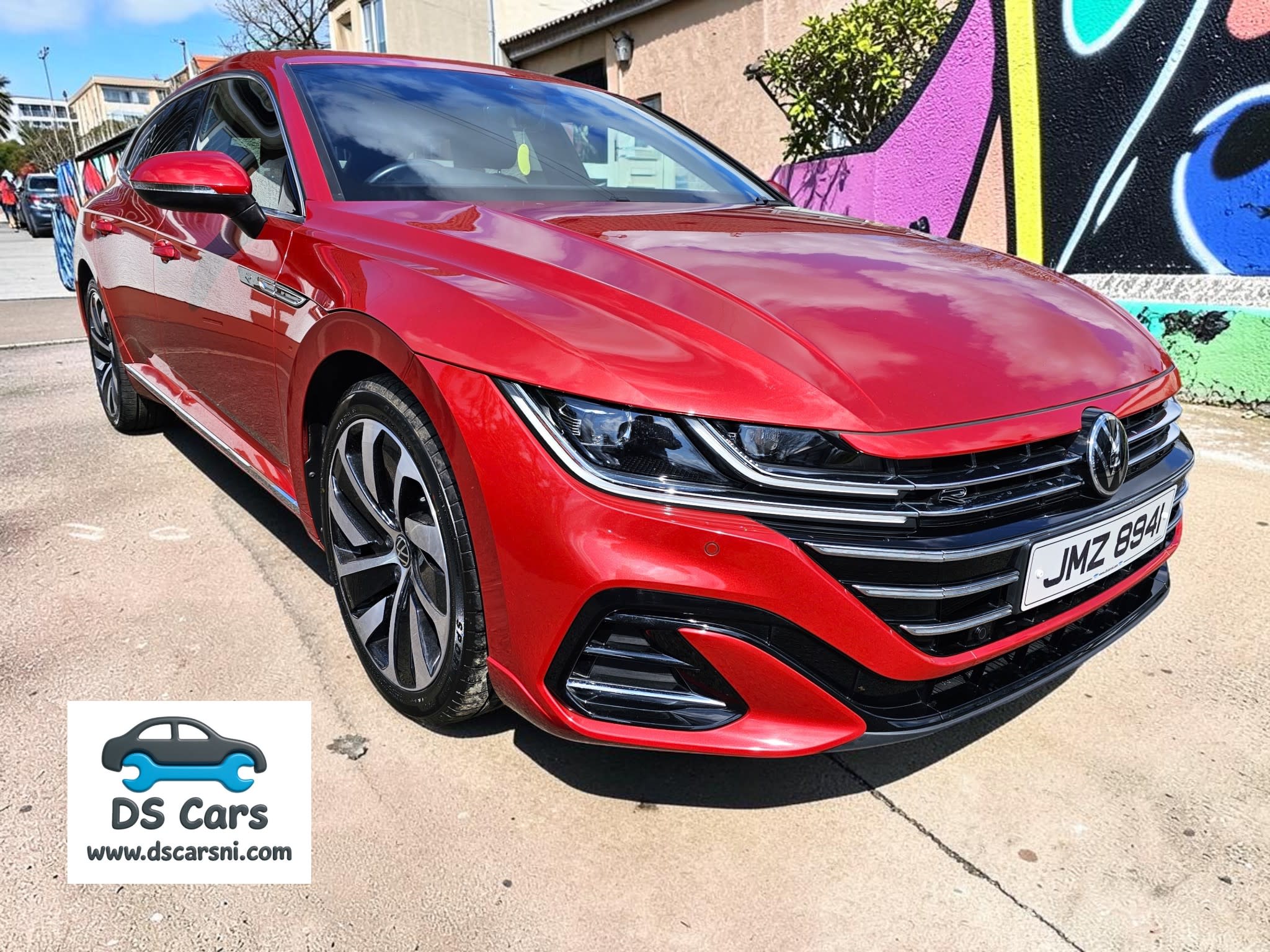 RED 2021 VOLKSWAGEN ARTEON R-LINE TSI S-A