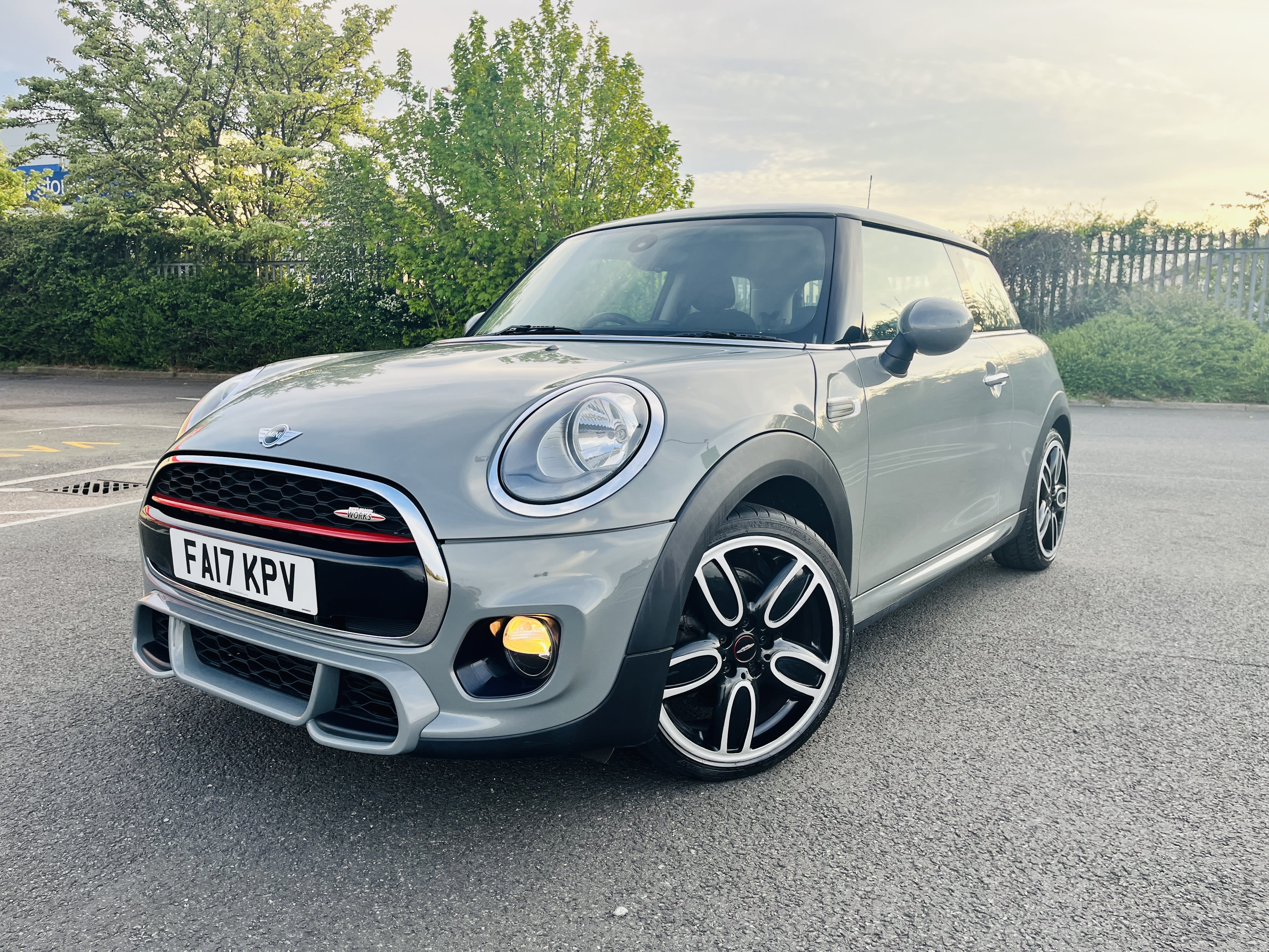 GREY 2017 MINI COOPER HATCH