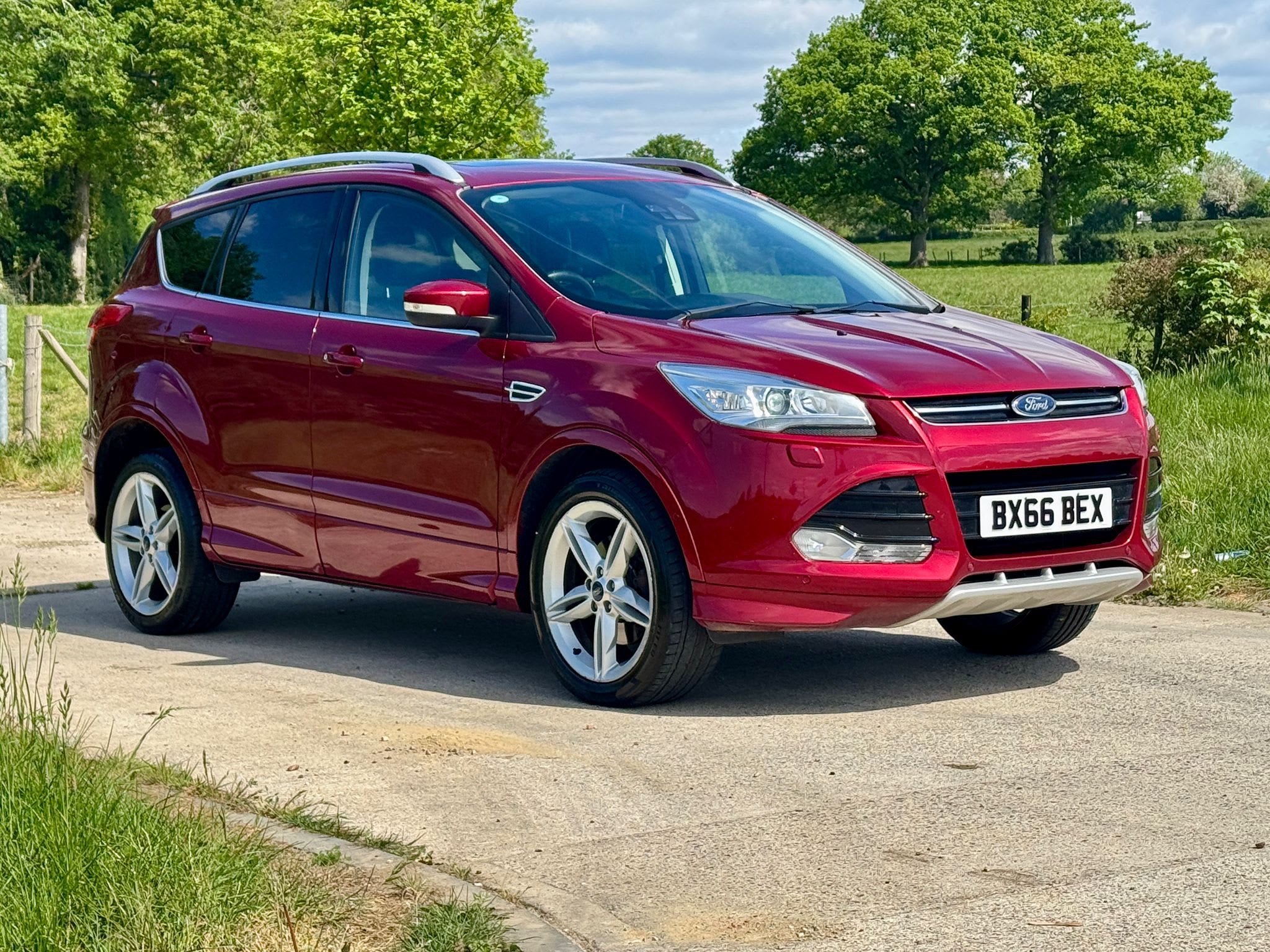 RED 2016 FORD KUGA TITANIUM X SPORT 4X4 AUTO