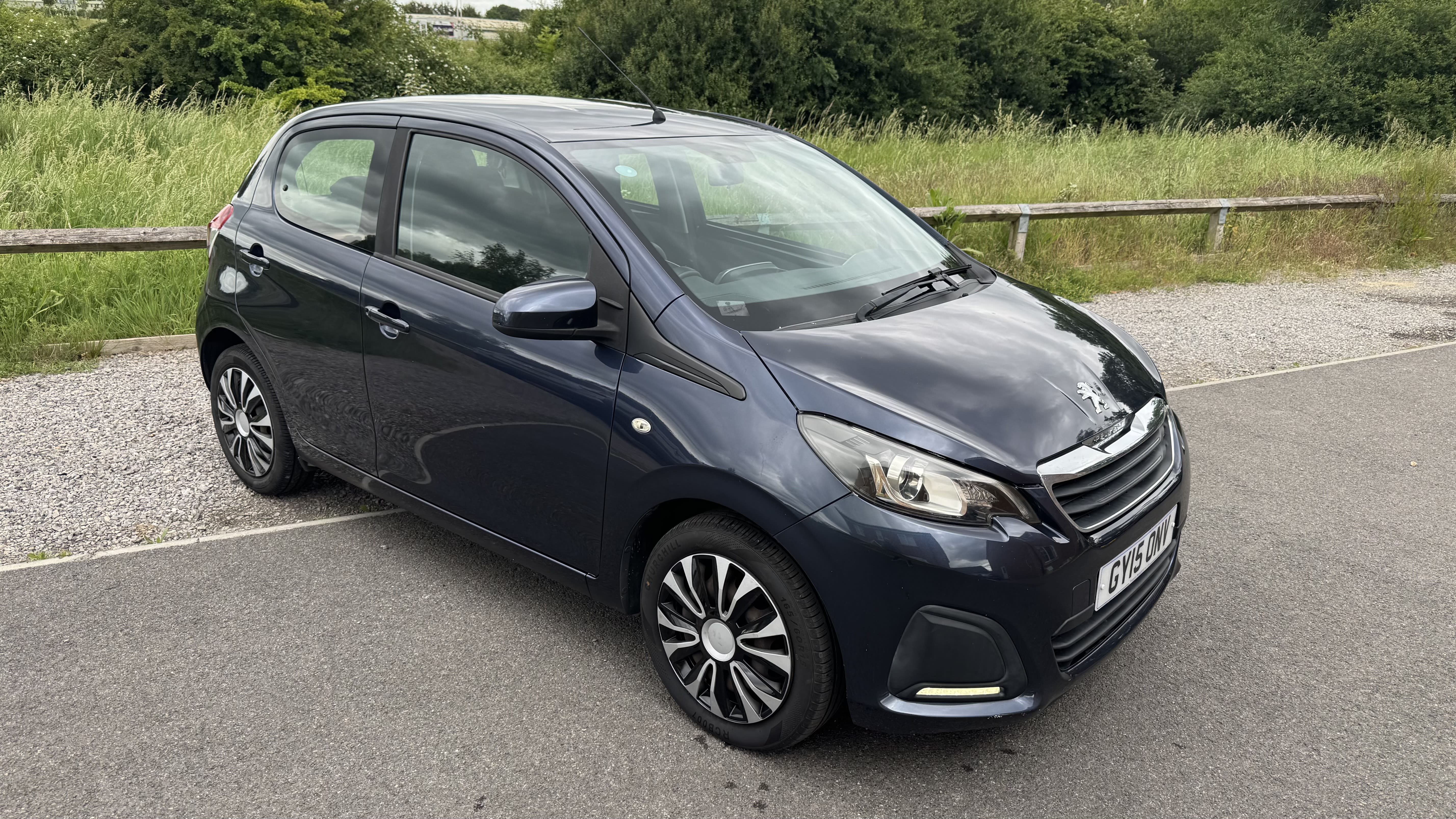 BLUE 2015 PEUGEOT 108 