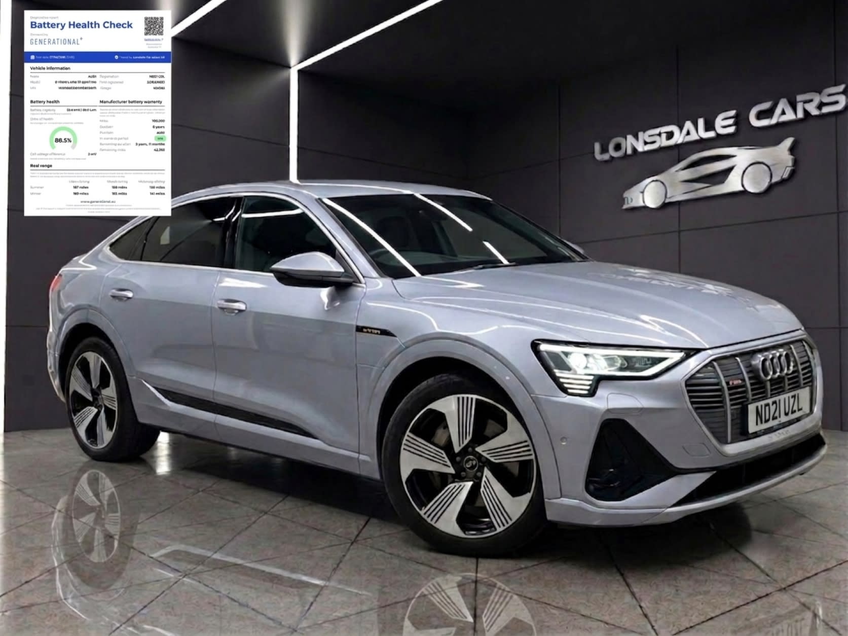 2021 Audi E-TRON S Line 55 Quattro used car for sale