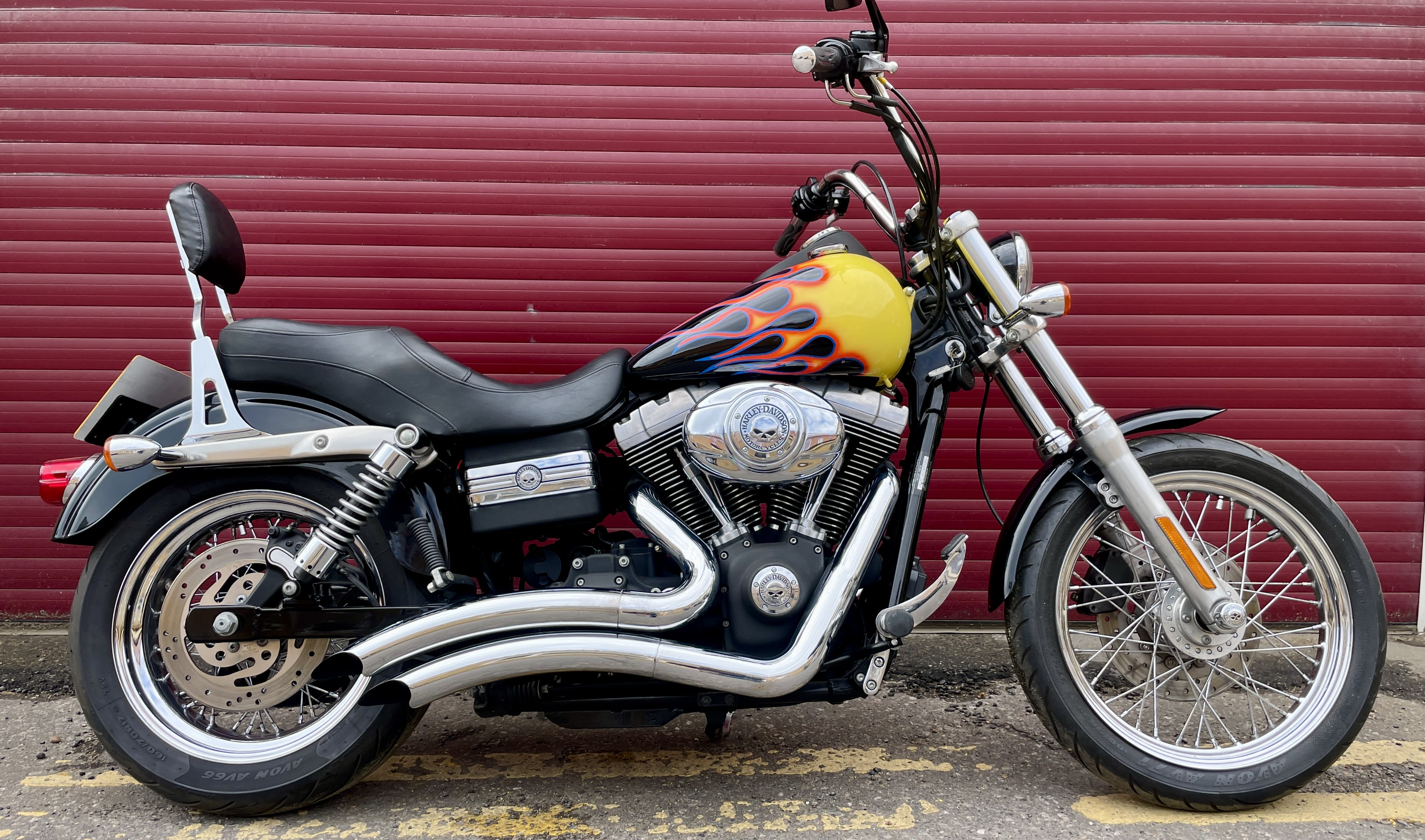 Black flame custom  2007 HARLEY DAVIDSON FXDB