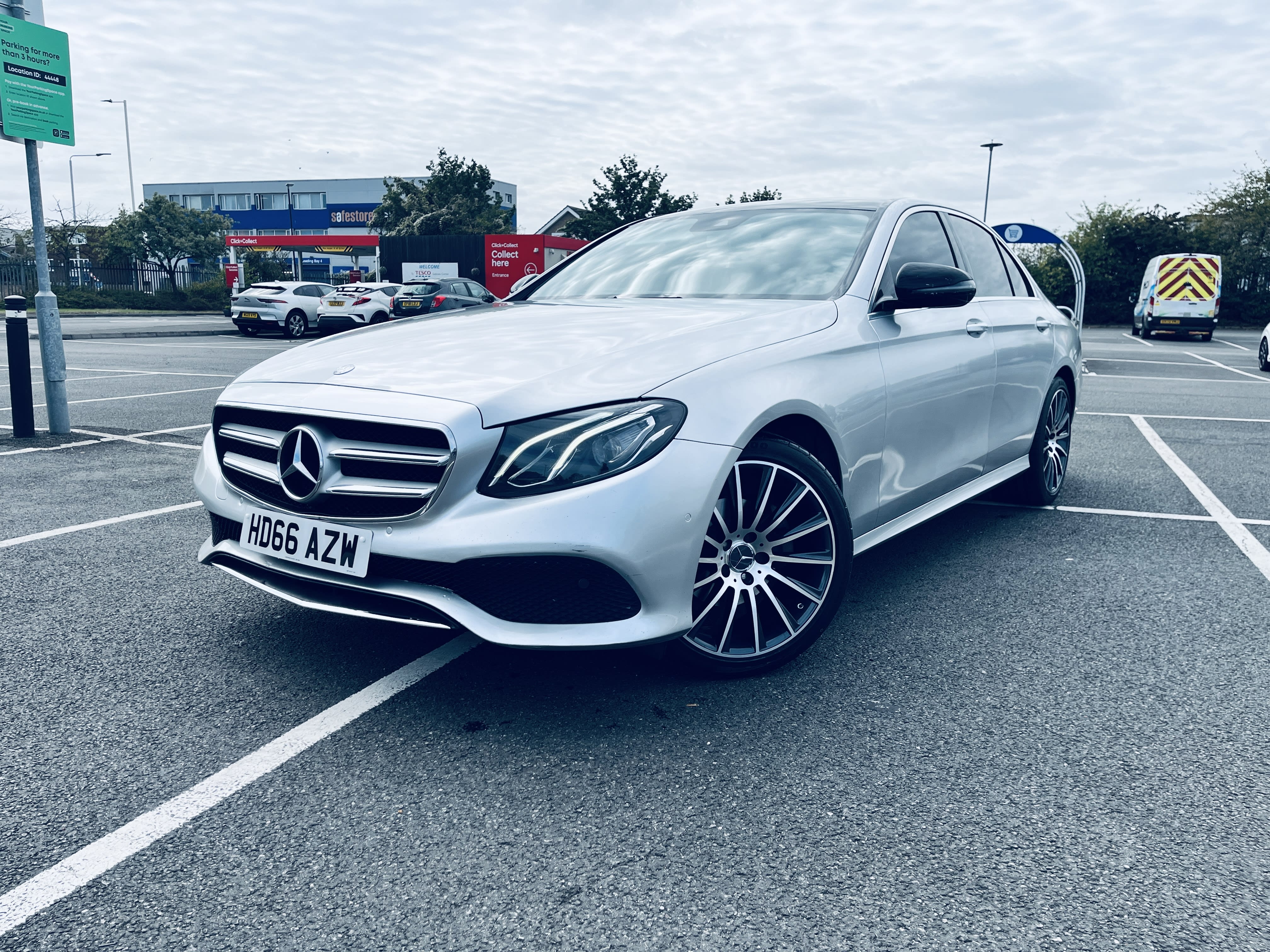 SILVER 2017 MERCEDES-BENZ E 220 D SE AUTO