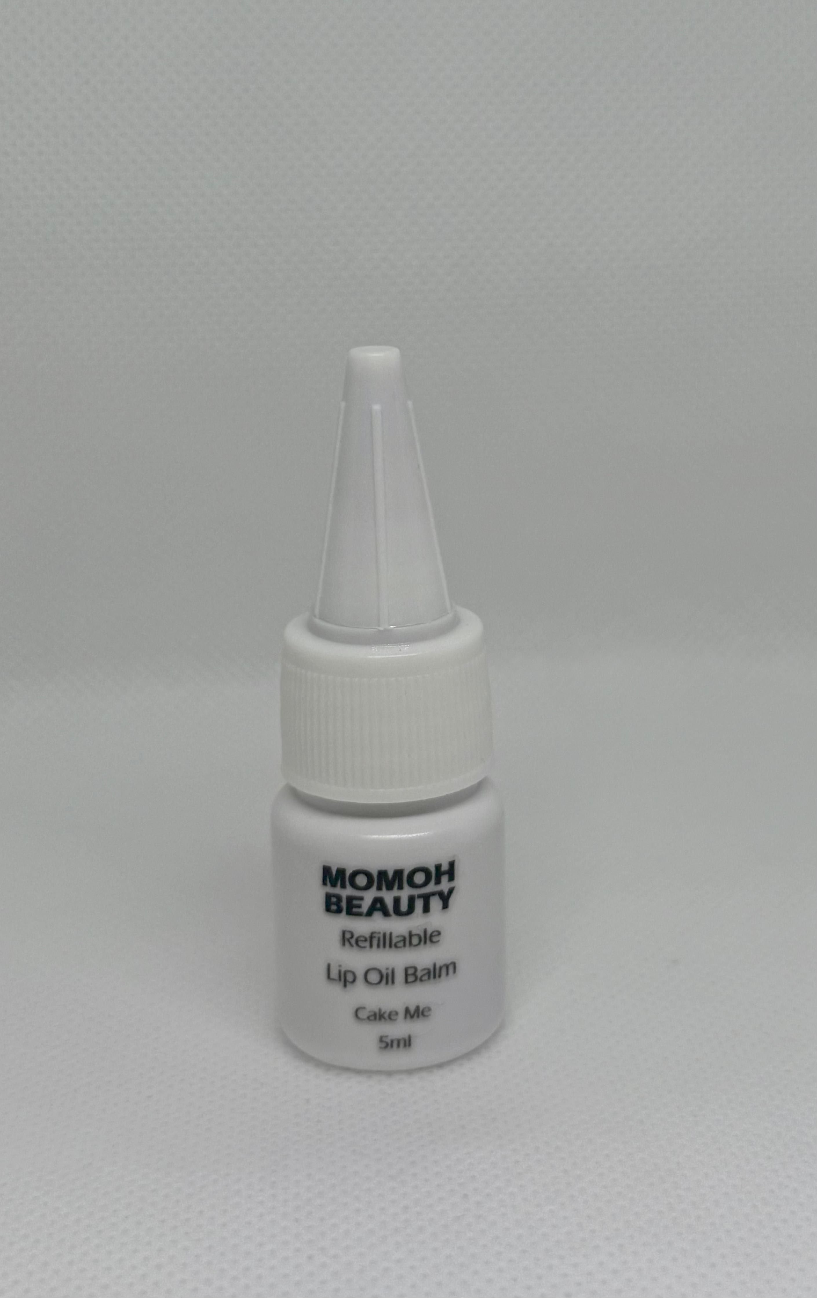 Momoh Beauty Cake Me Refillable Lip Oil Balm (5ml) - Sustainable Glow mobile image