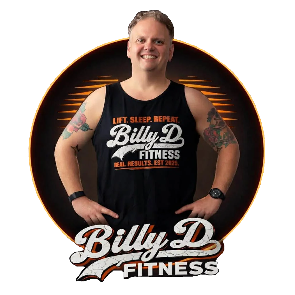 a picture of billy d stood looking great as a result of his fitness lifestyle