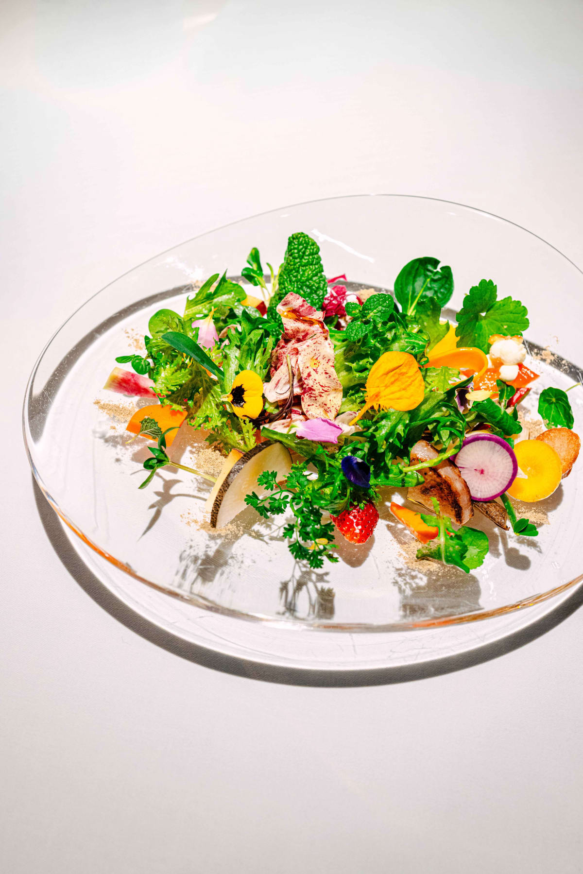 L'Effervescence, Tokyo: Ars longa, Vita brevis, the Artisanal Vegetables salad