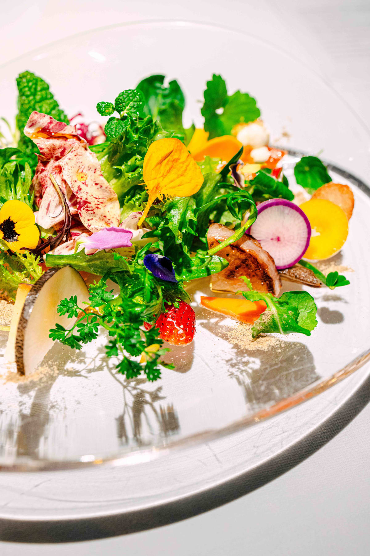 L'Effervescence, Tokyo: further views of the Artisanal Vegetables salad