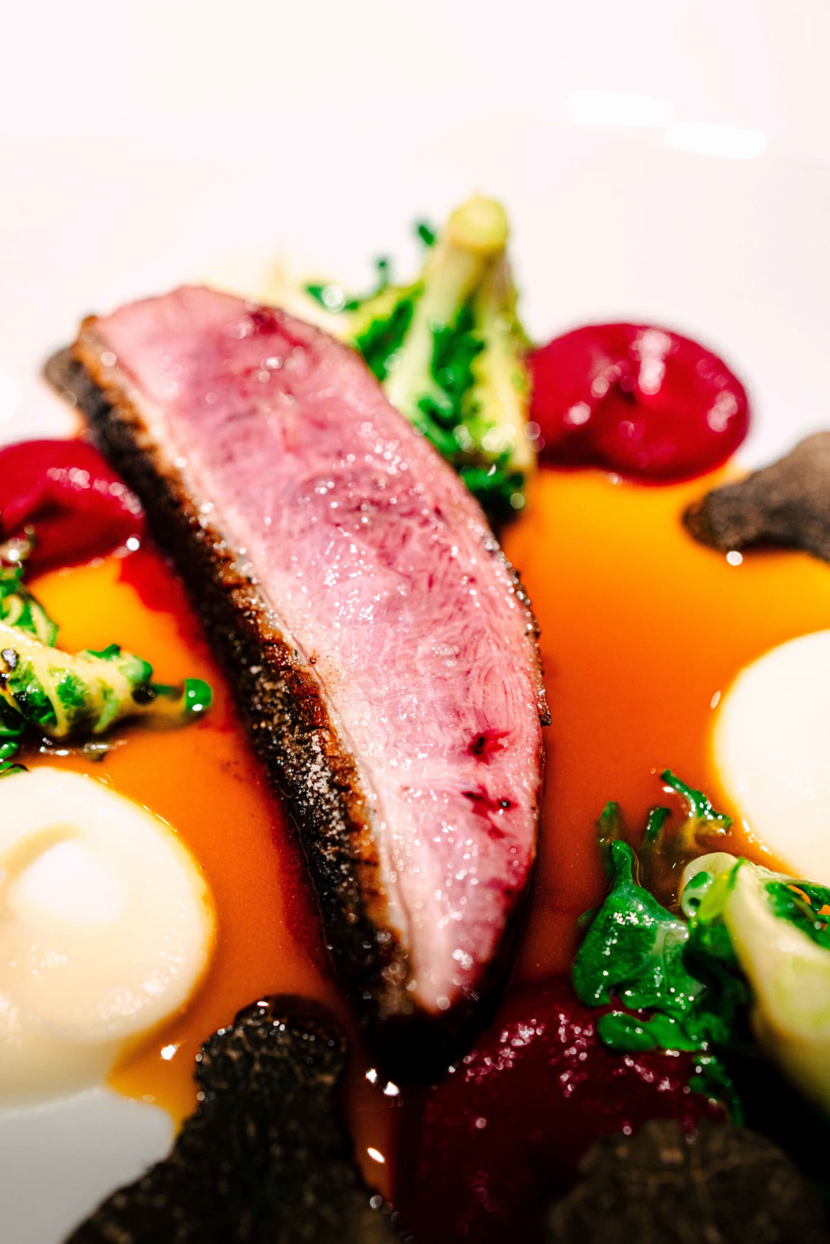 L'Effervescence, Tokyo: Duck, Beetroot, Ravioli (3)