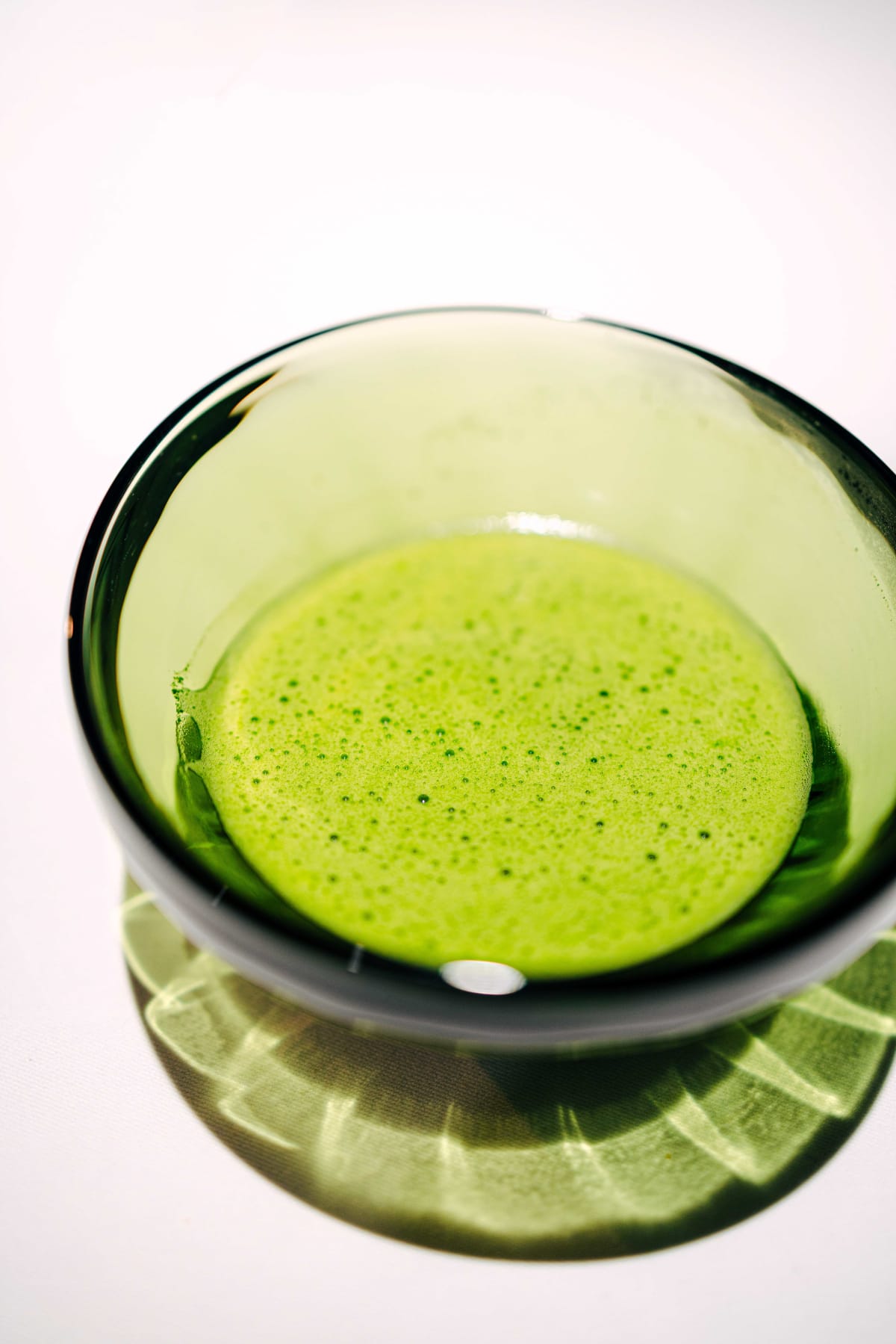 L'Effervescence, Tokyo: the finished matcha in its cup
