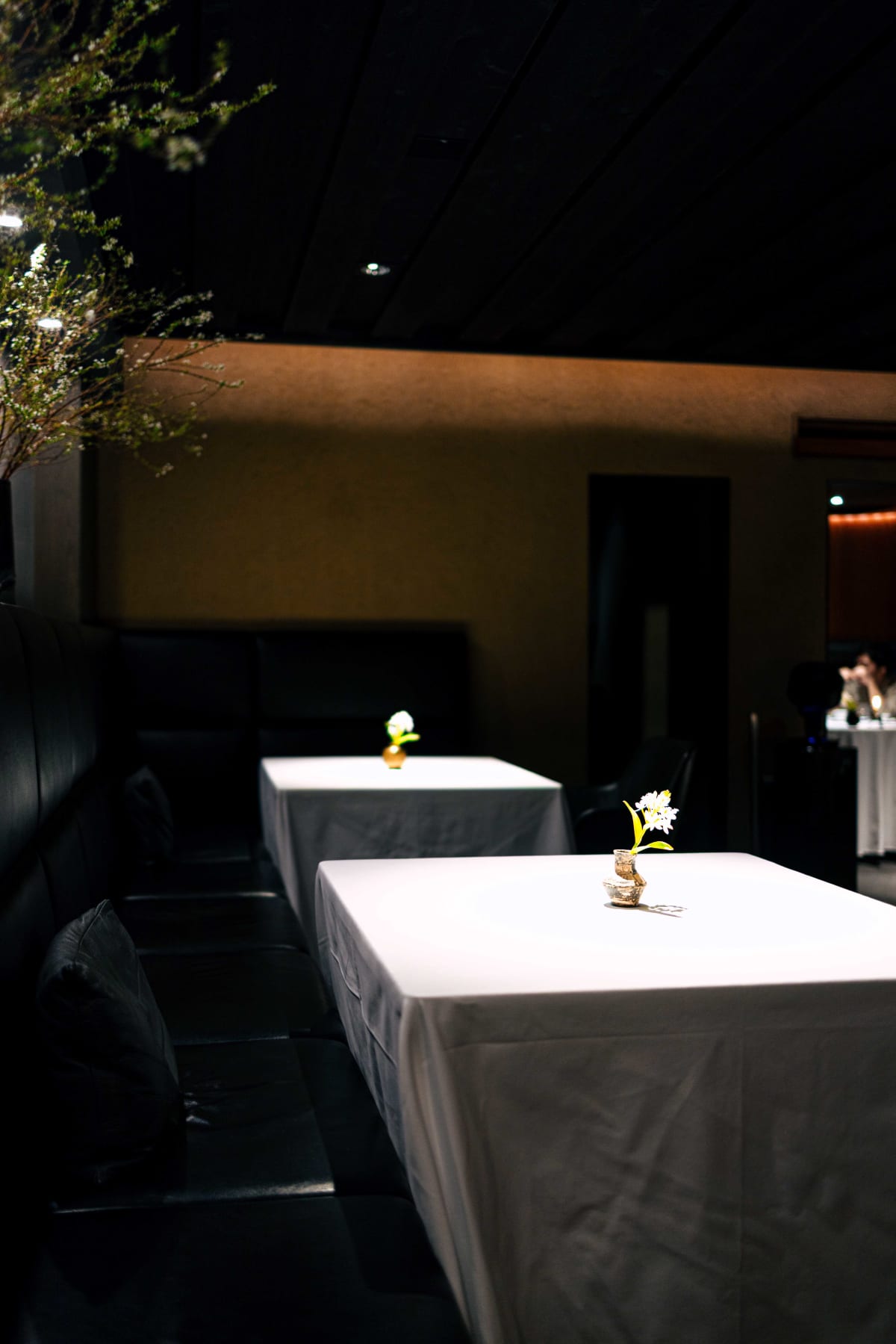 L'Effervescence, Tokyo: the dining room as the meal ended