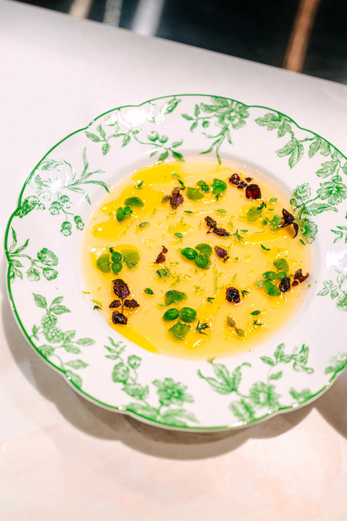 Bistronomy Notre, Seoul: further views of the onion bavarois