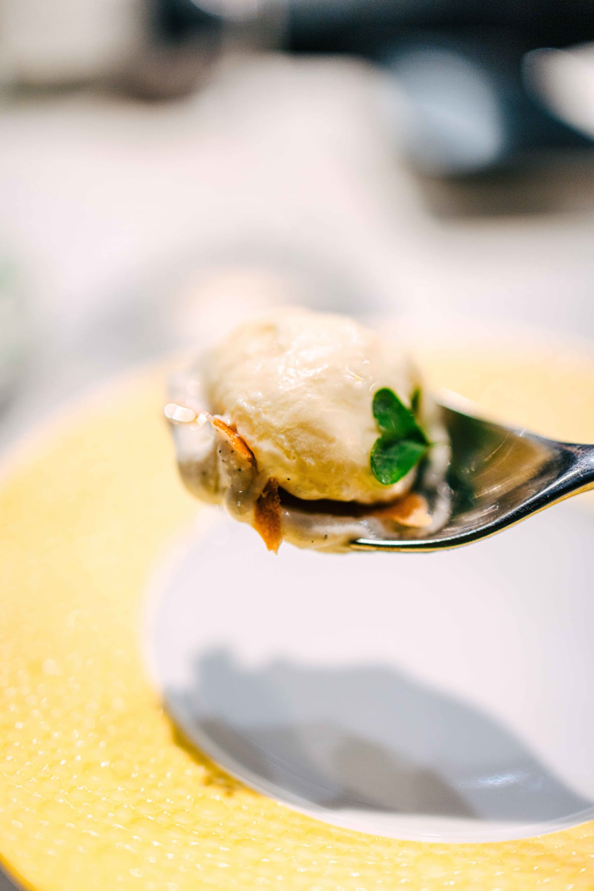 Bistronomy Notre, Seoul: the fig ice cream taken with the compote underneath
