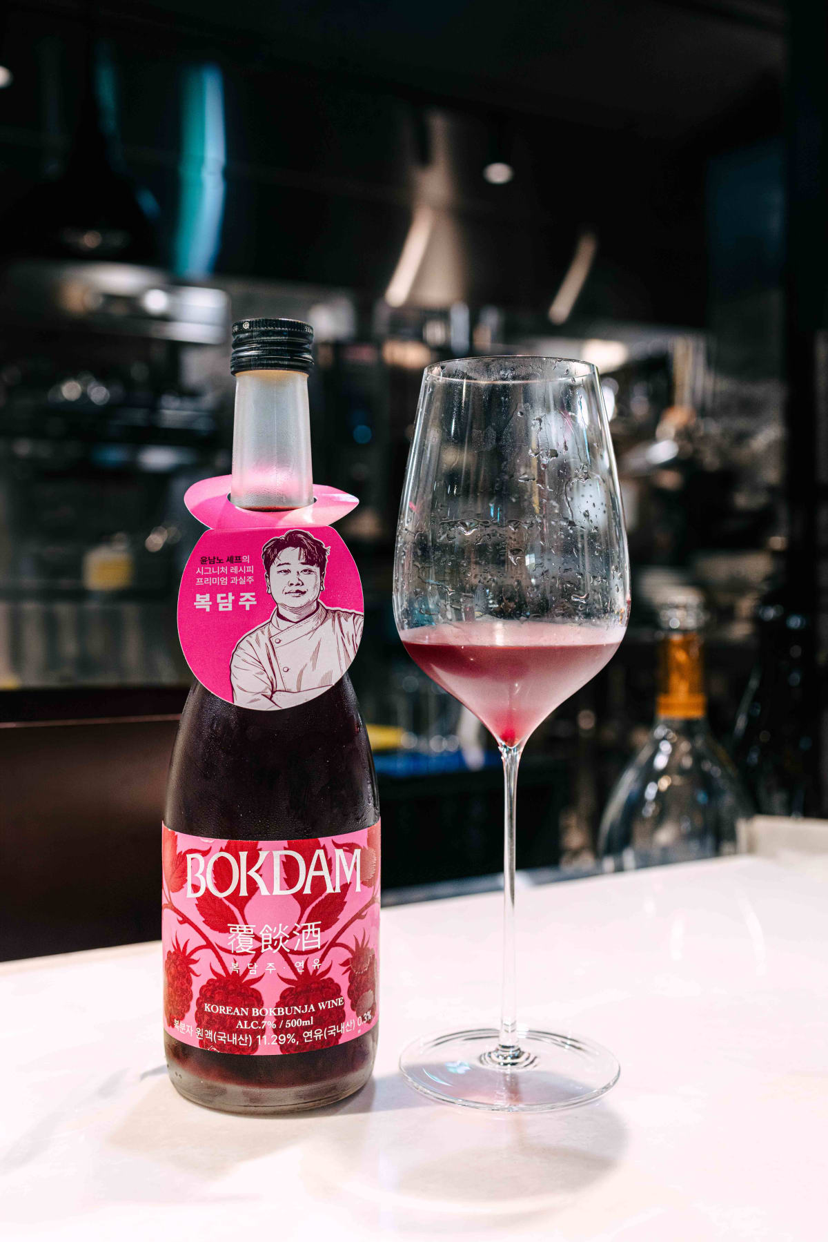 Bistronomy Notre, Seoul: Bokdamju, the chef's bokbunja liquor