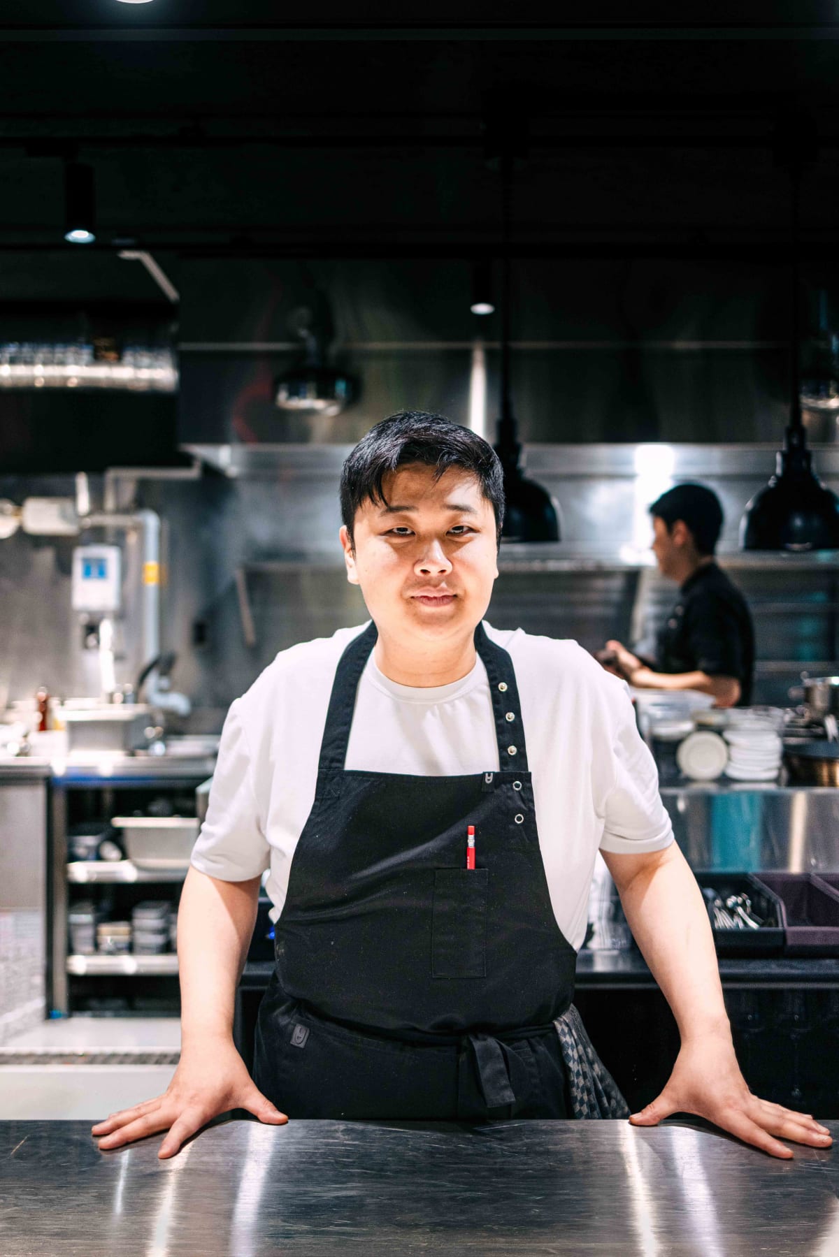 Bistronomy Notre, Seoul: chef Yoon Nam-no at the counter
