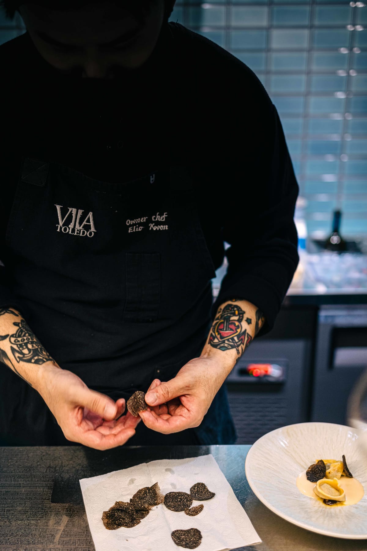 Via Toledo, Seoul: the chef preparing the Australian winter truffle