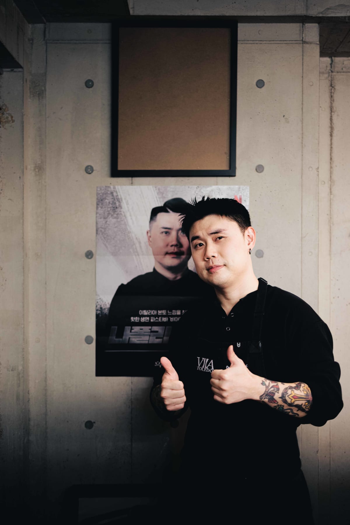 Via Toledo, Seoul: the chef at the end of the last service on Wonhyo-ro