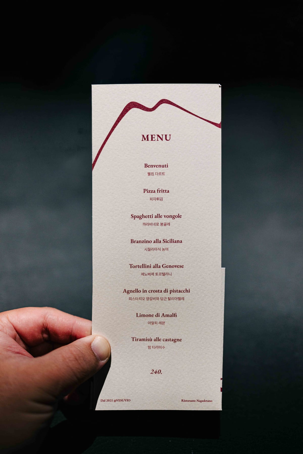 Ristorante Vesuvio, Seoul: Eight Courses, One Price (2)