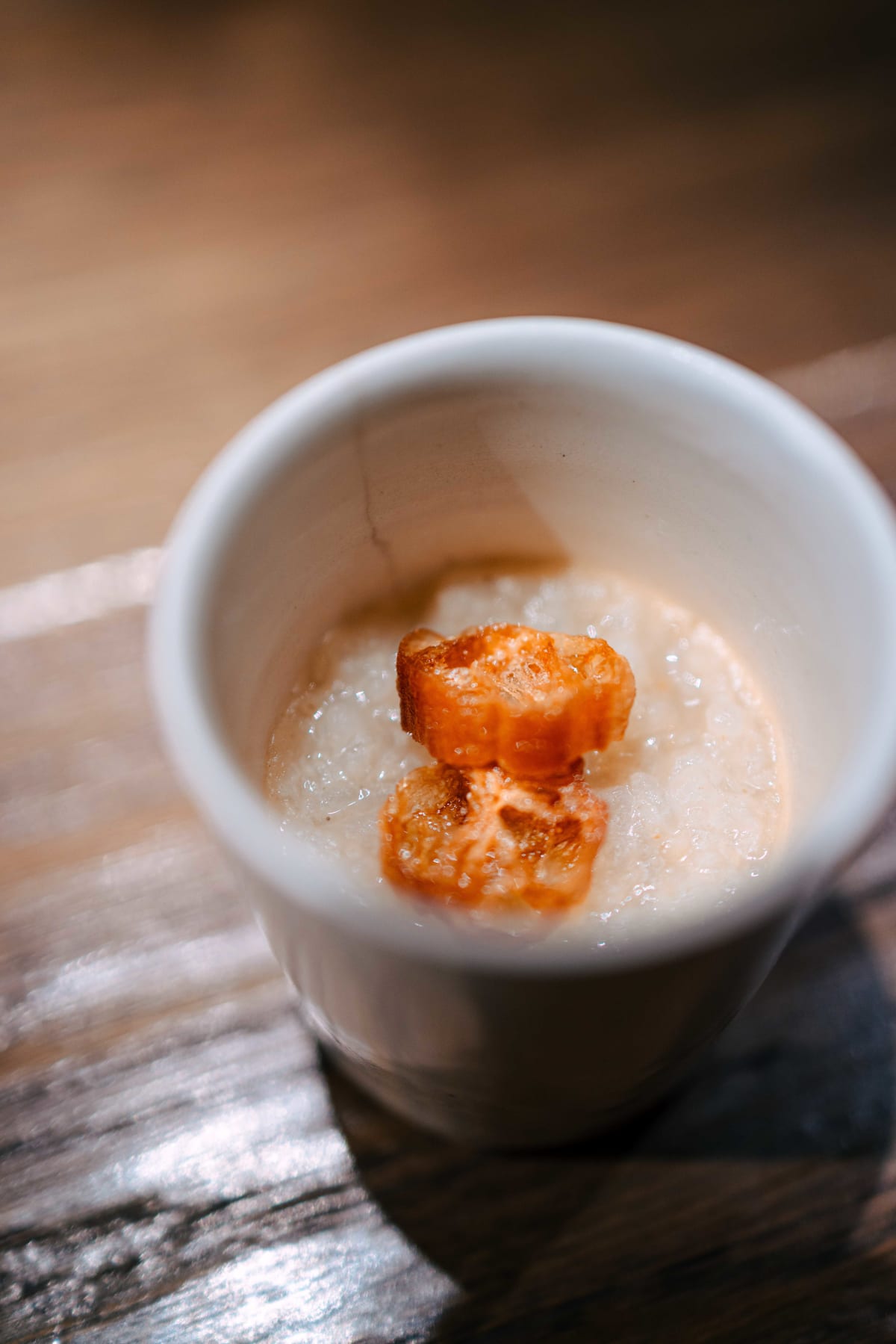 Ippei Hanten, Tokyo: a closer view of the congee