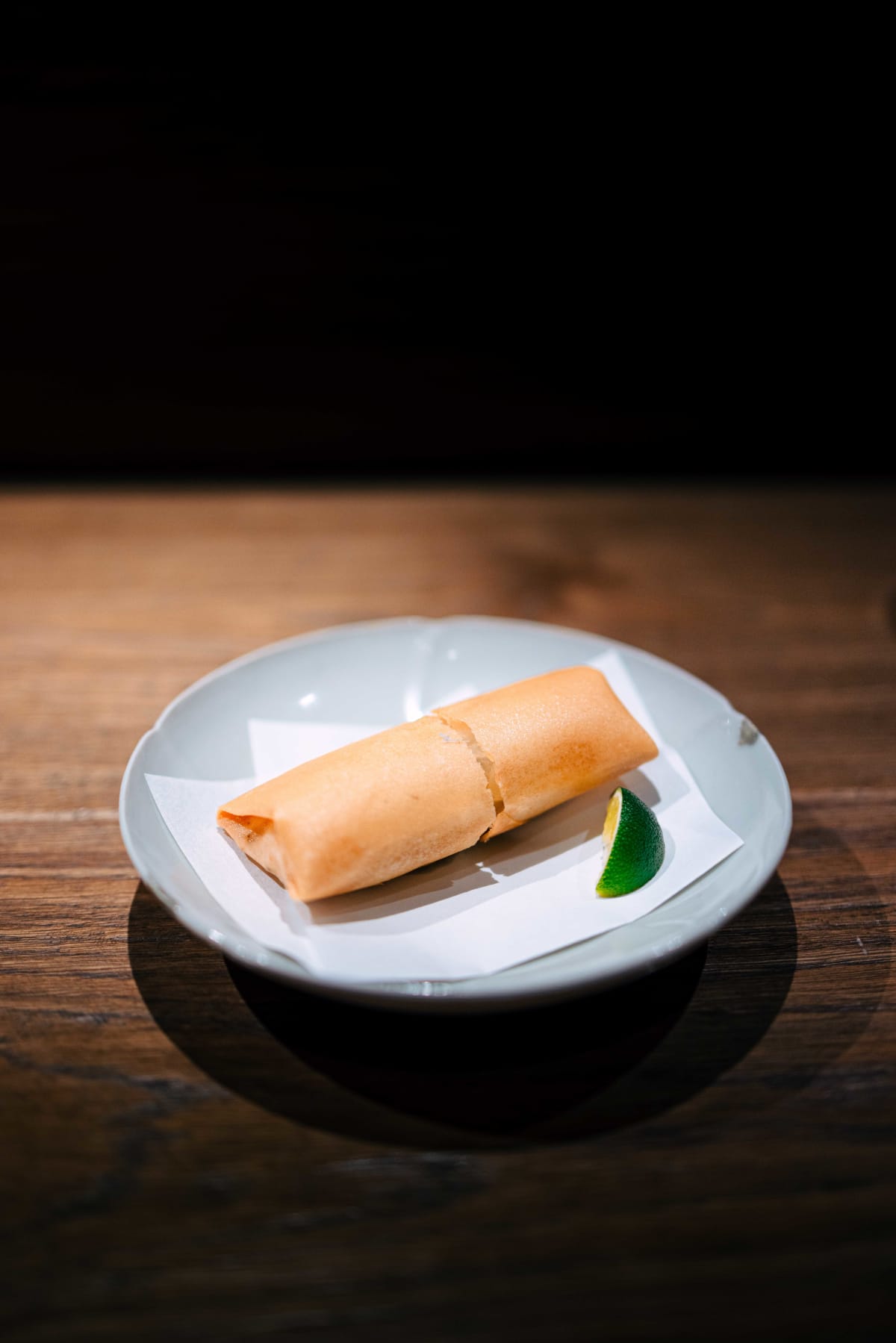 Ippei Hanten, Tokyo: the fried spring roll with icefish and butterbur