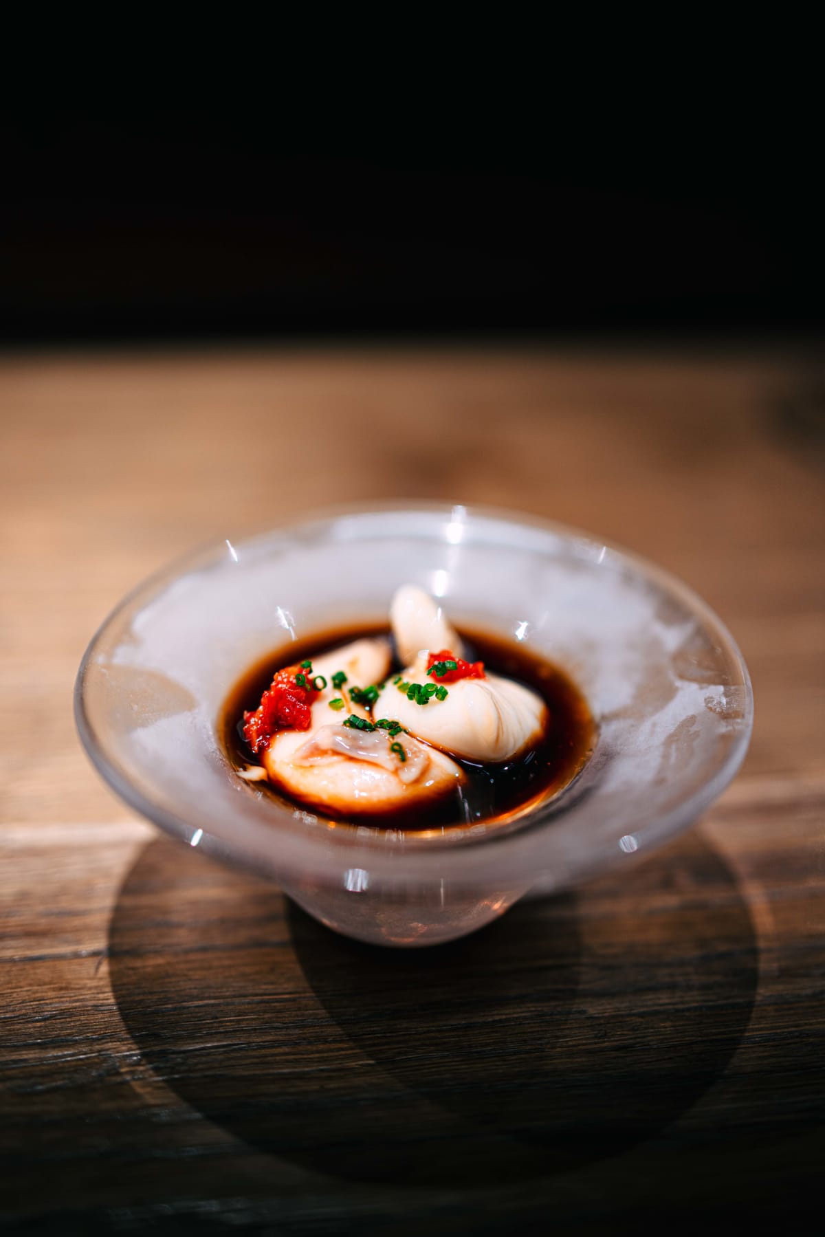 Ippei Hanten, Tokyo: the fugu soft roe under black vinegar sauce