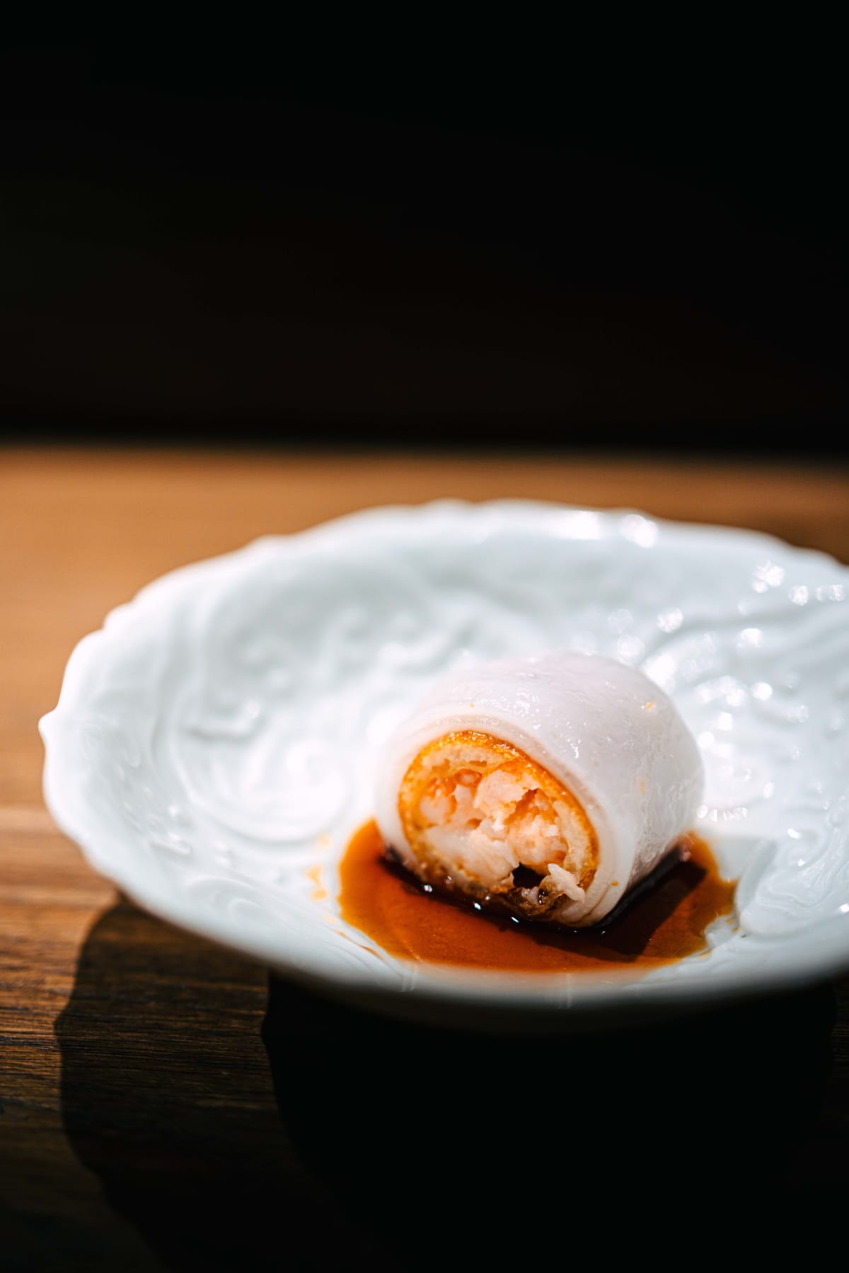 Ippei Hanten, Tokyo: further views of the shrimp roll