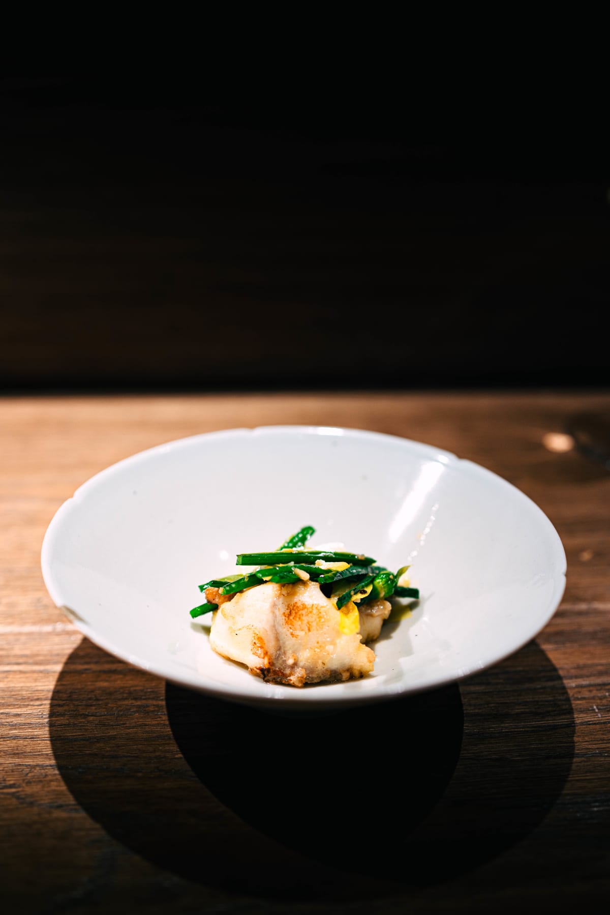 Ippei Hanten, Tokyo: the stir-fried longtooth grouper with Chinese chive