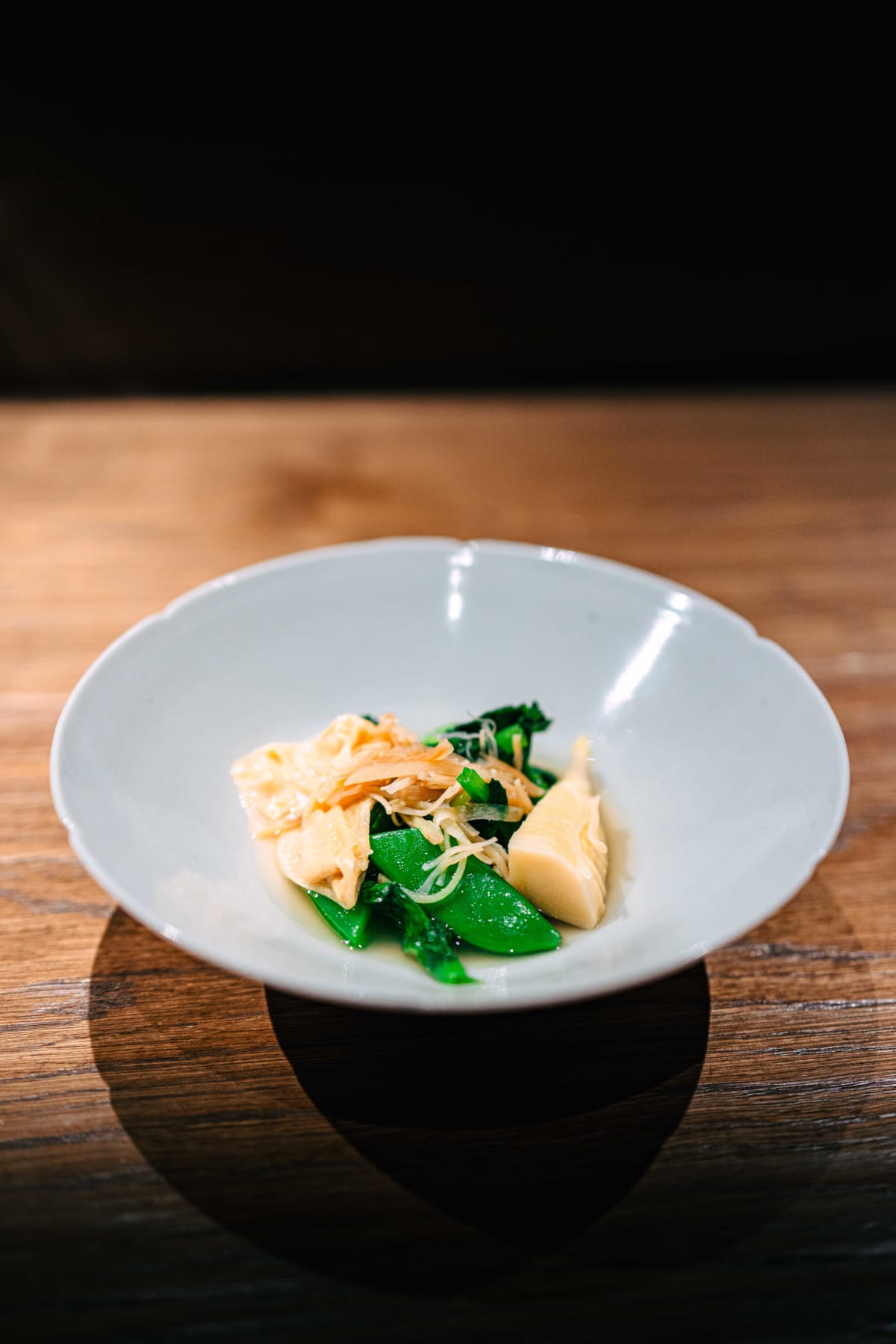 Ippei Hanten, Tokyo: the sautéed seasonal vegetables in Chinese stock