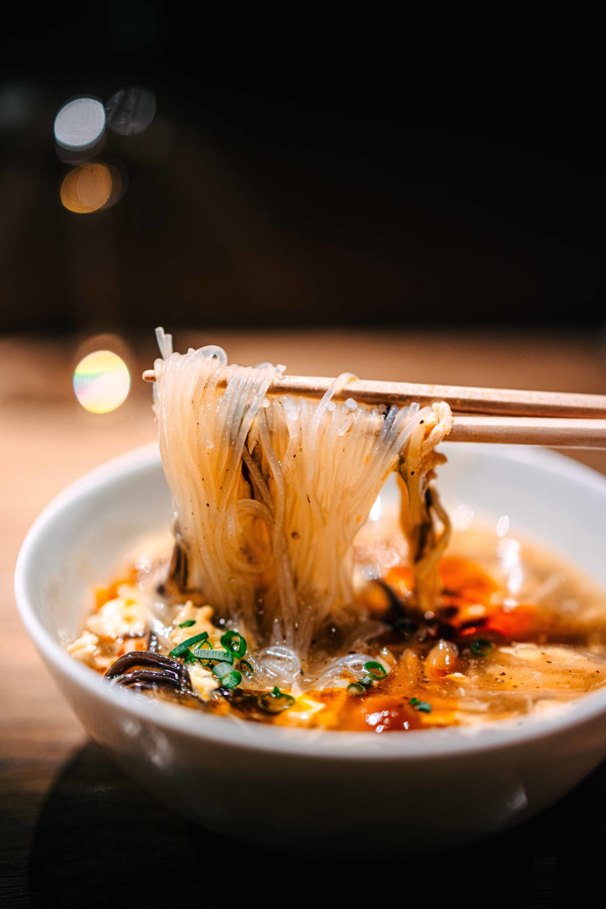 Ippei Hanten, Tokyo: the thin rice noodles in the soup