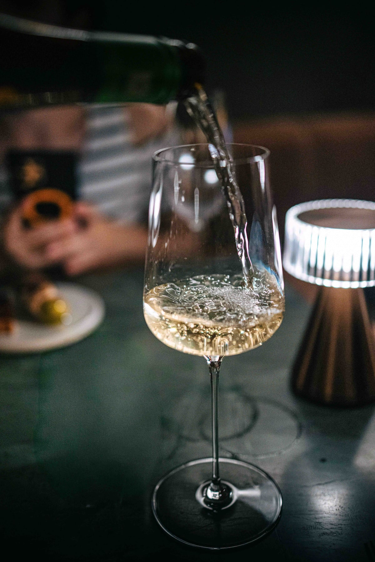 Saint Peter, Sydney: the white being poured