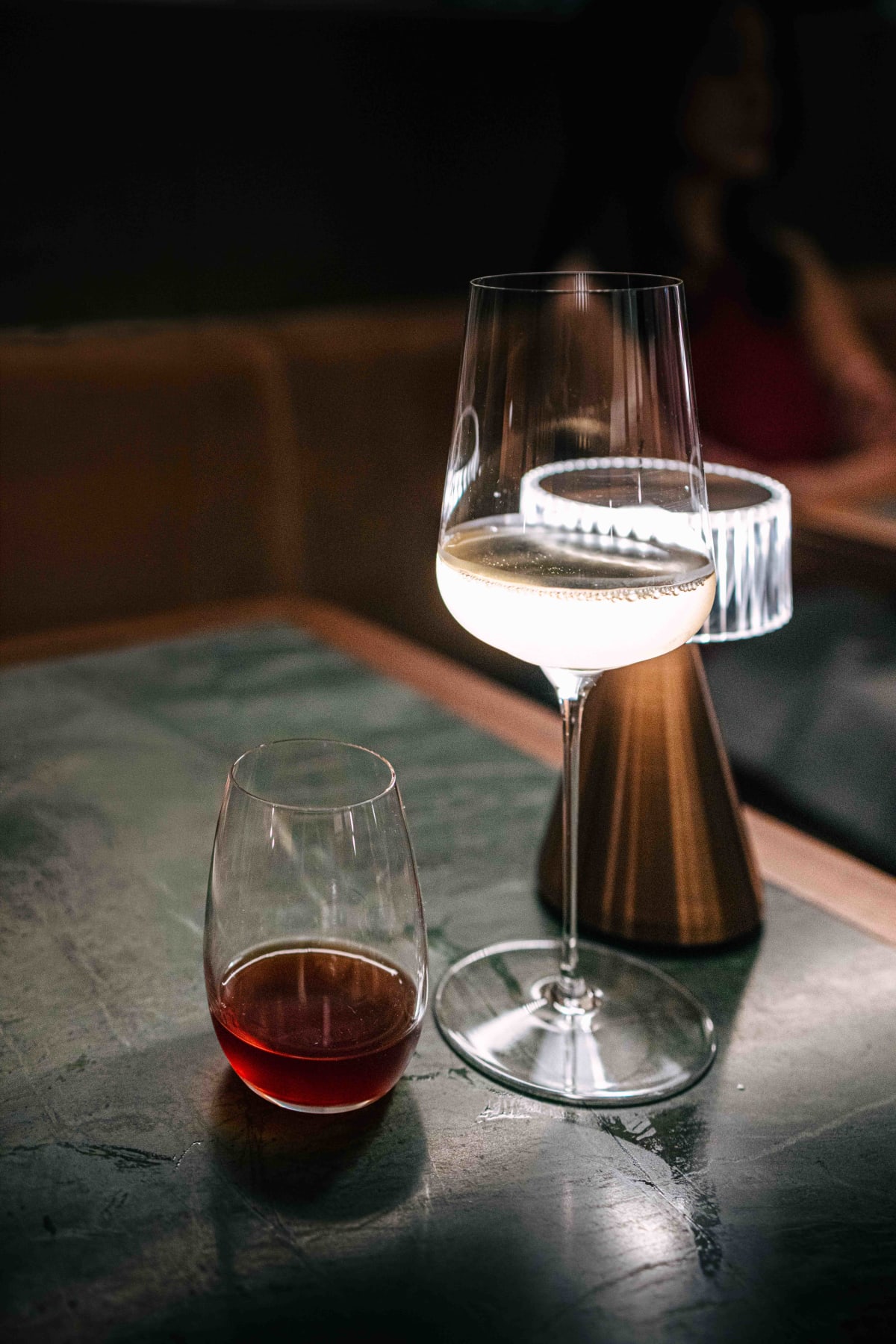 Saint Peter, Sydney: the two pairing glasses together