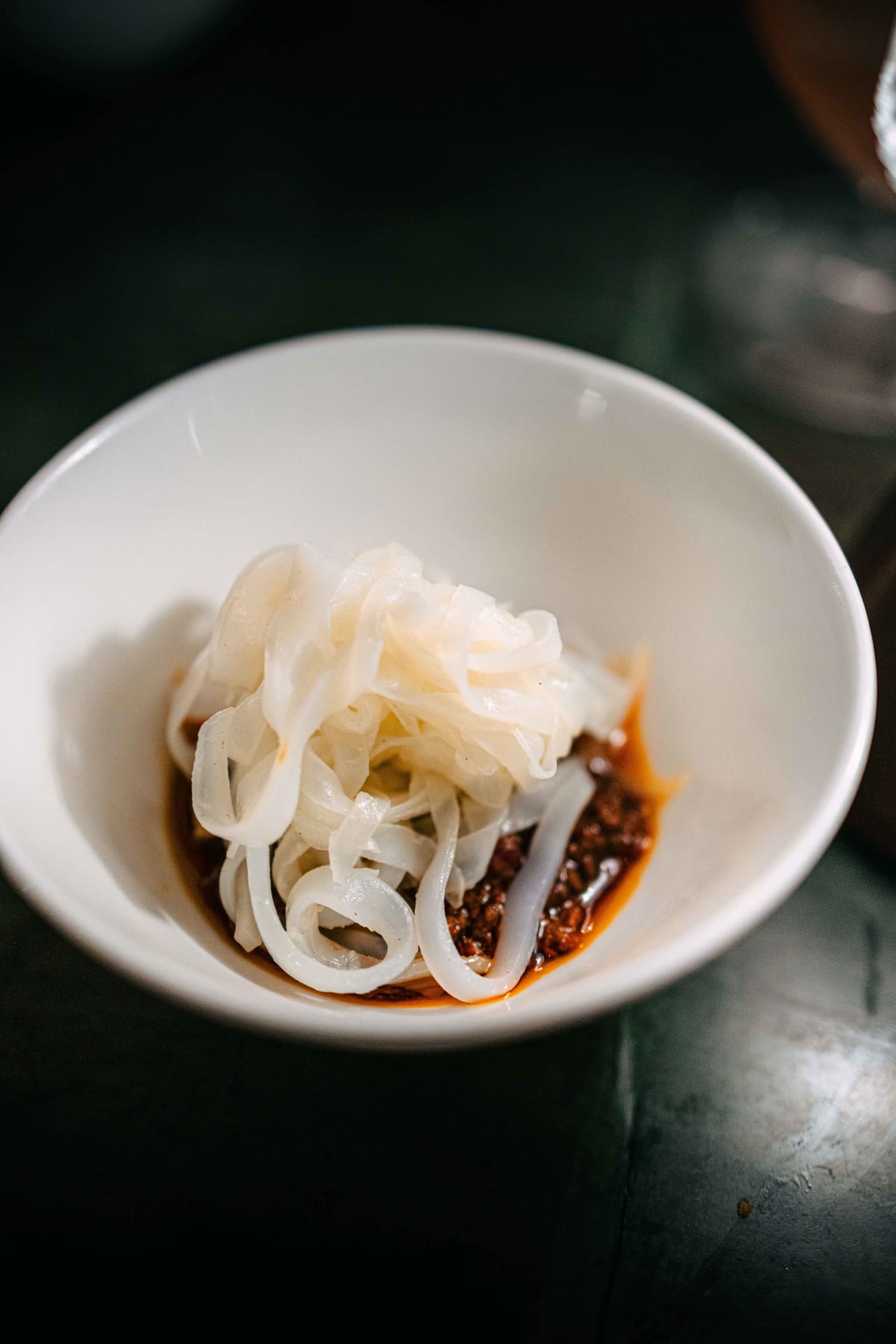 Saint Peter, Sydney: the charcoal grilled calamari with tuna and dill 'nduja
