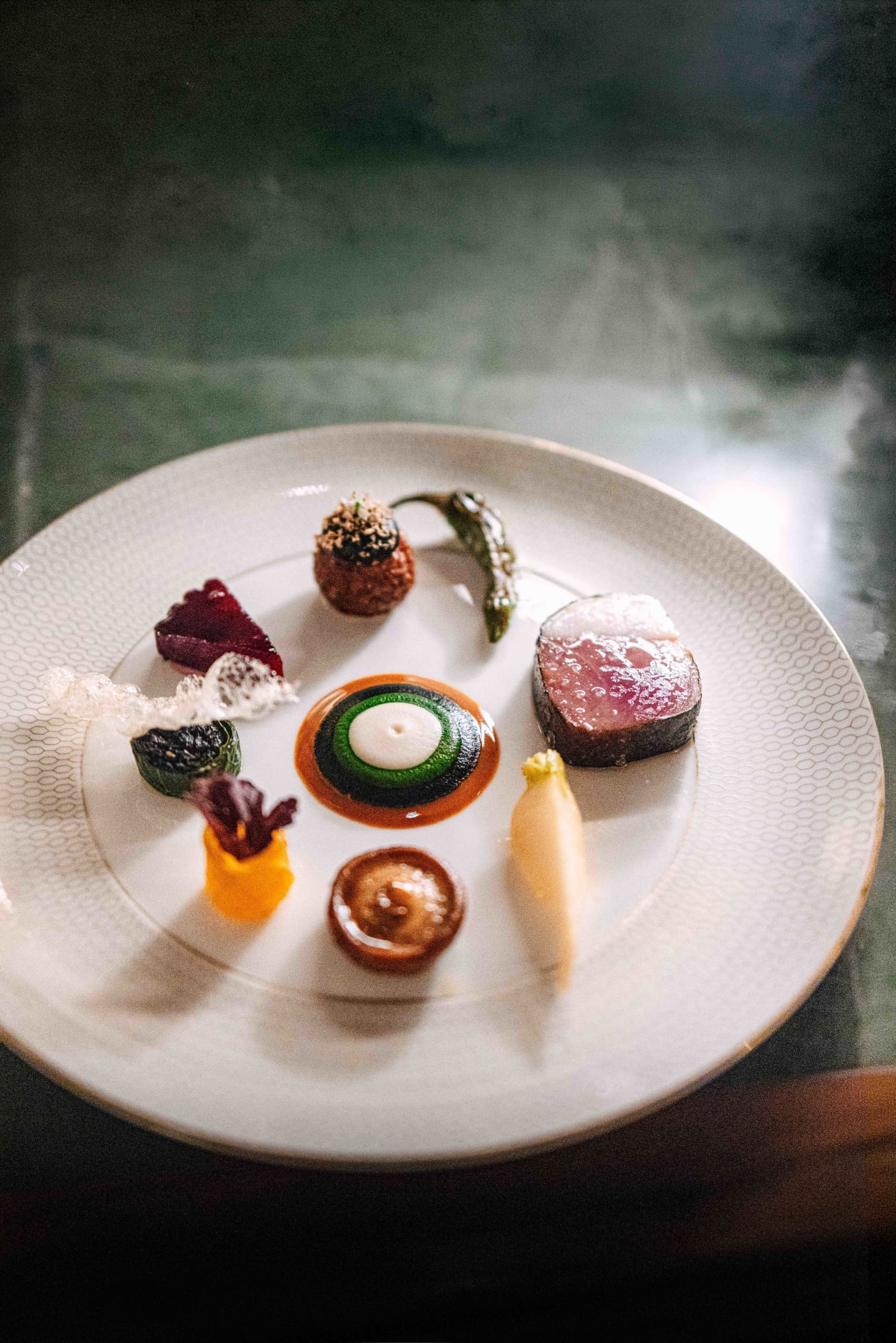 Saint Peter, Sydney: the dry aged tuna and swordfish wrapped in nori