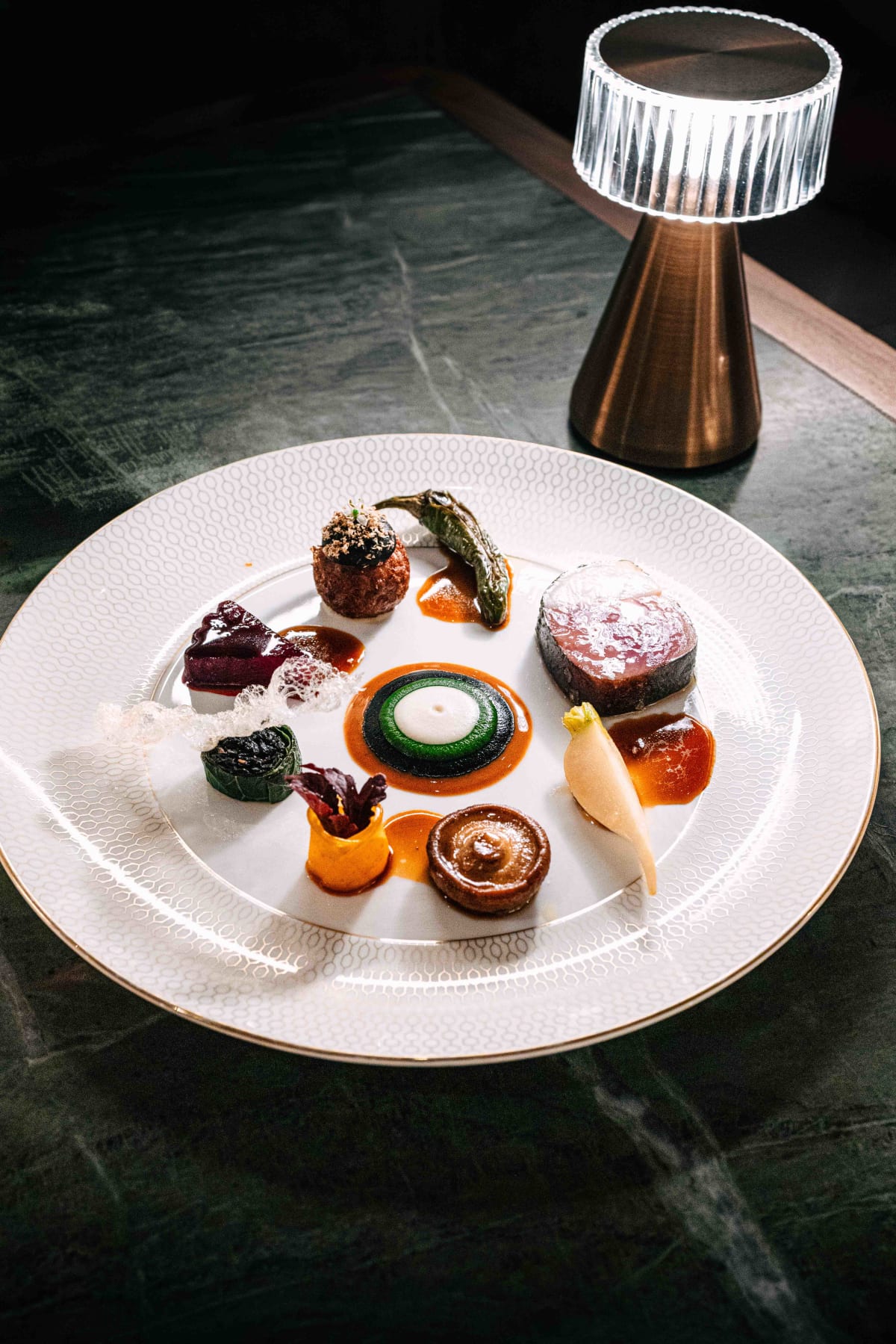 Saint Peter, Sydney: the main course plated