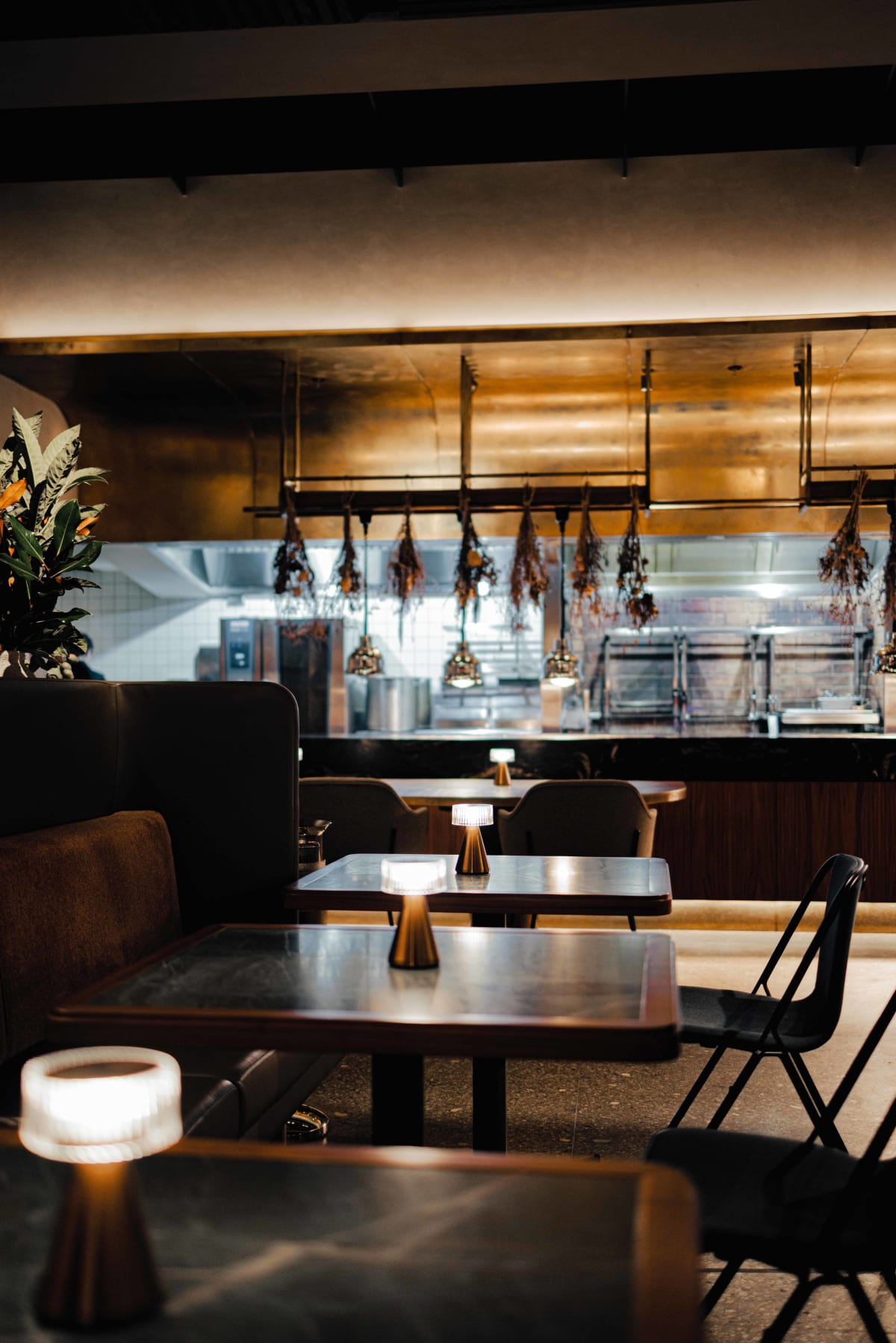 Saint Peter, Sydney: the dining room as guests thinned out