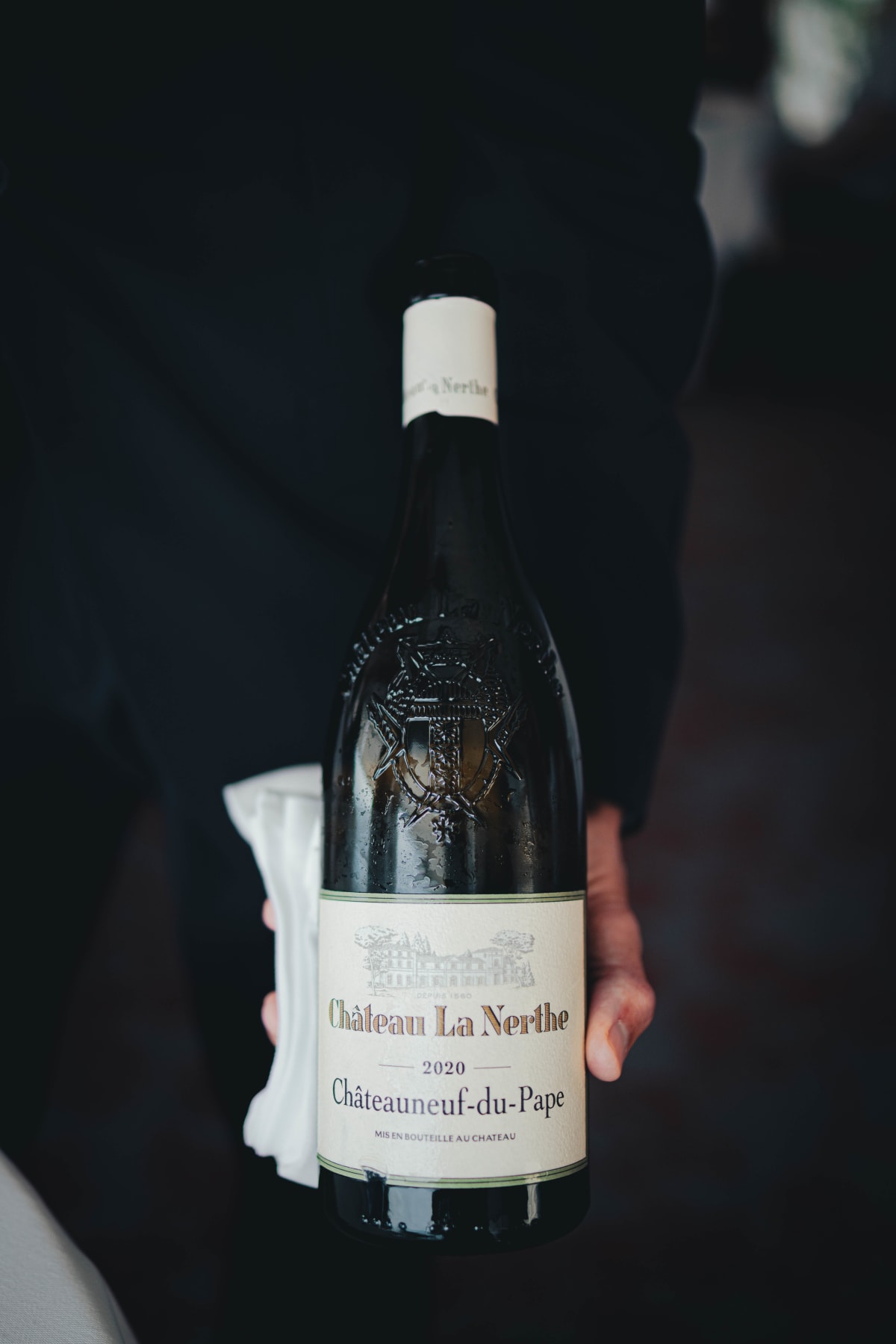 La Chèvre d'Or, Èze: Château La Nerthe Châteauneuf-du-Pape blanc 2020
