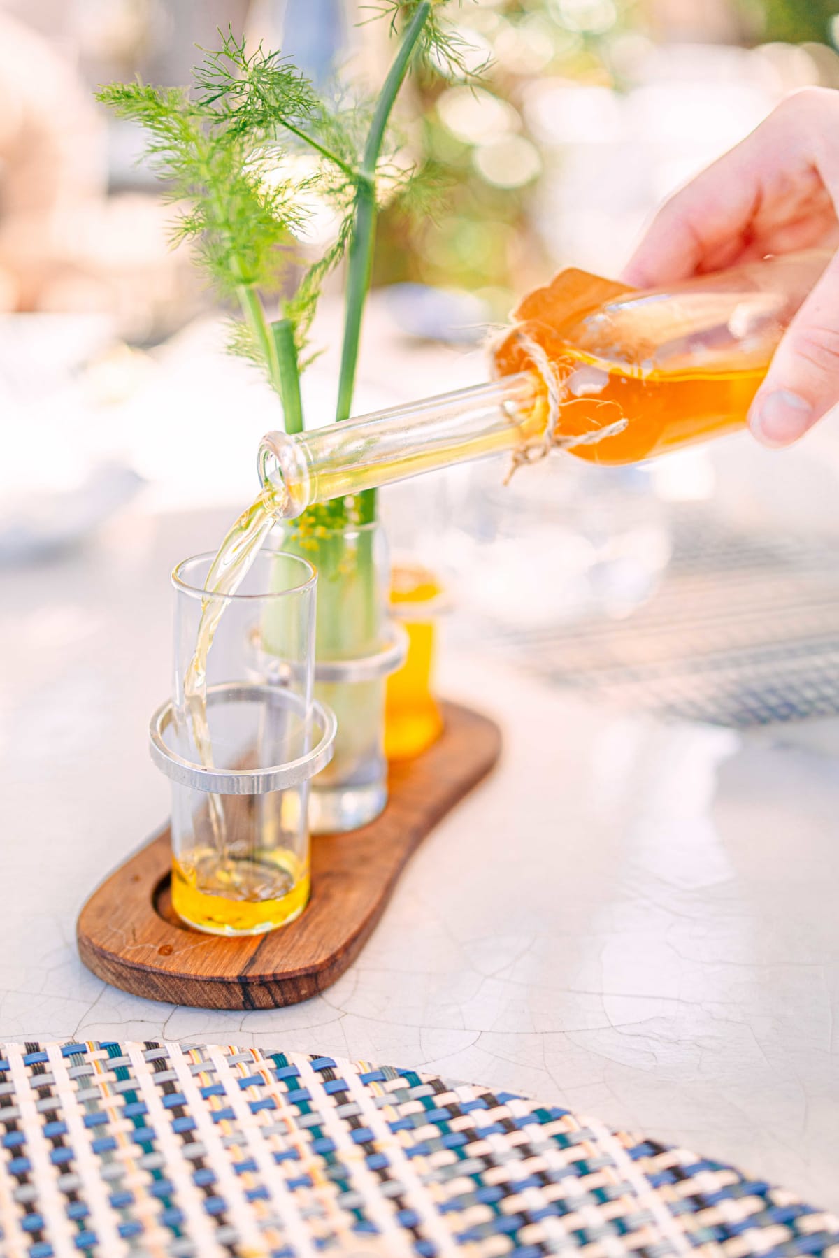 La Terrasse, Saint-Tropez: the tomato water glass