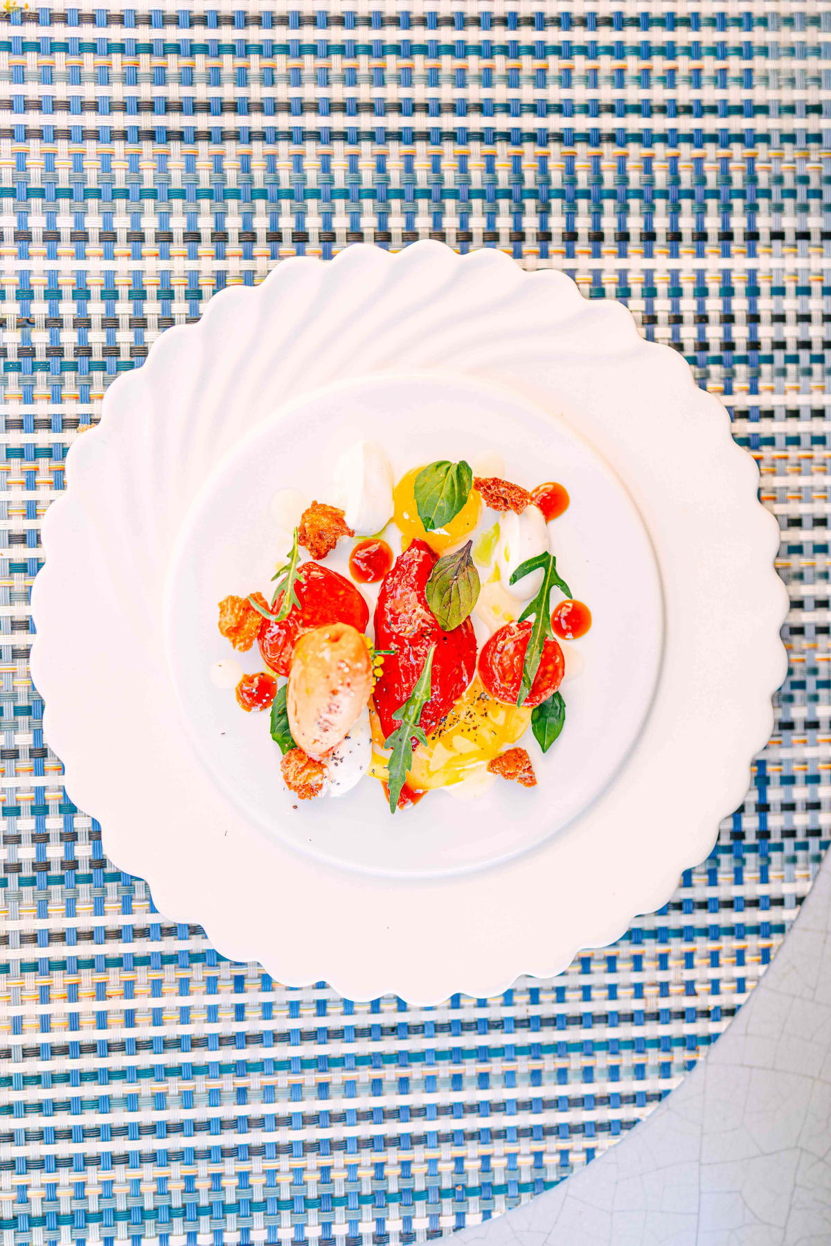 La Terrasse, Saint-Tropez: the tomato salad