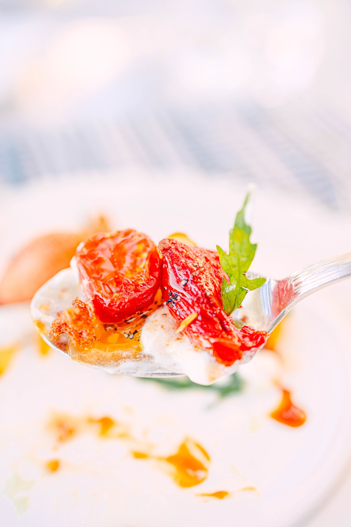 La Terrasse, Saint-Tropez: further views of the tomato salad