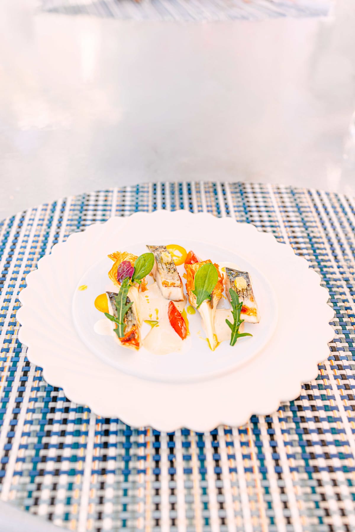 La Terrasse, Saint-Tropez: further views of the mackerel