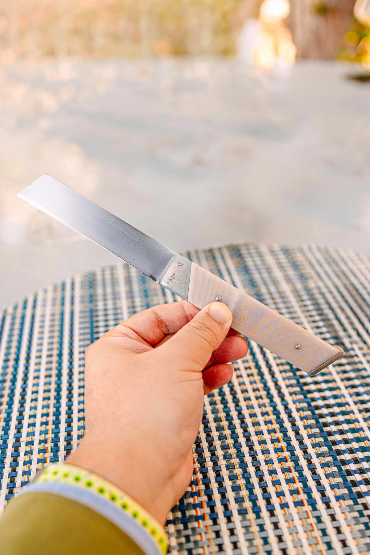 La Terrasse, Saint-Tropez: the cutlery brought for the lobster