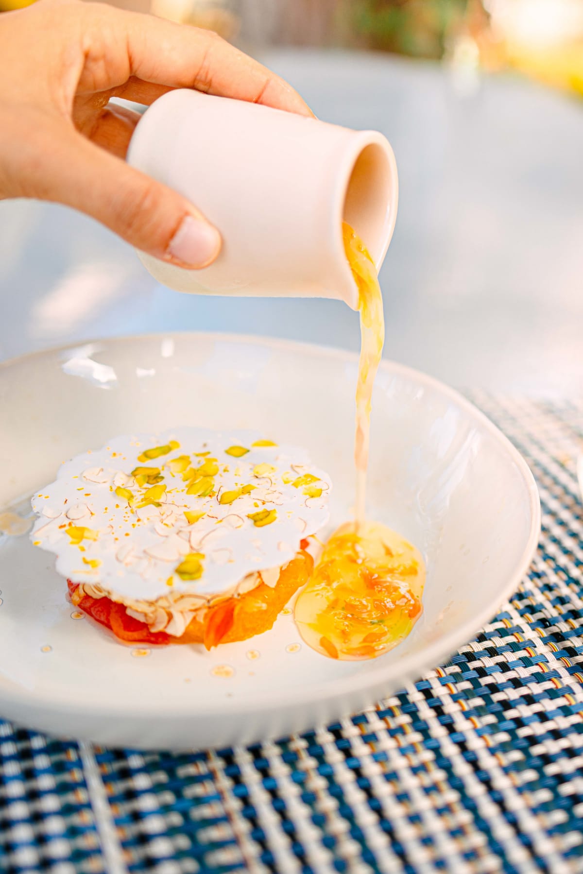 La Terrasse, Saint-Tropez: Nougat glacé aux agrumes