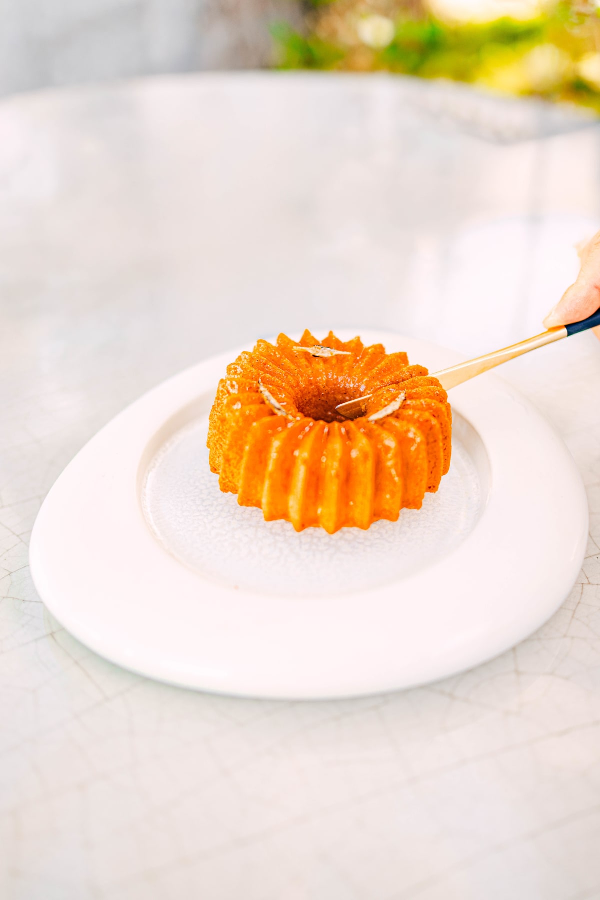 La Terrasse, Saint-Tropez: the lemon syrup pound cake
