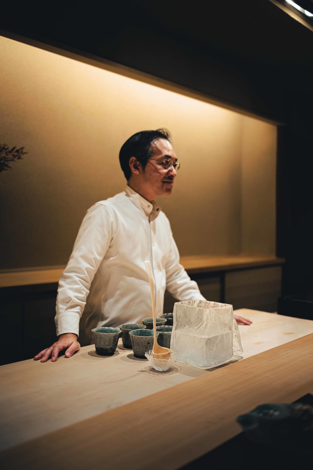 Myoujyaku, Tokyo: the seawater being prepared