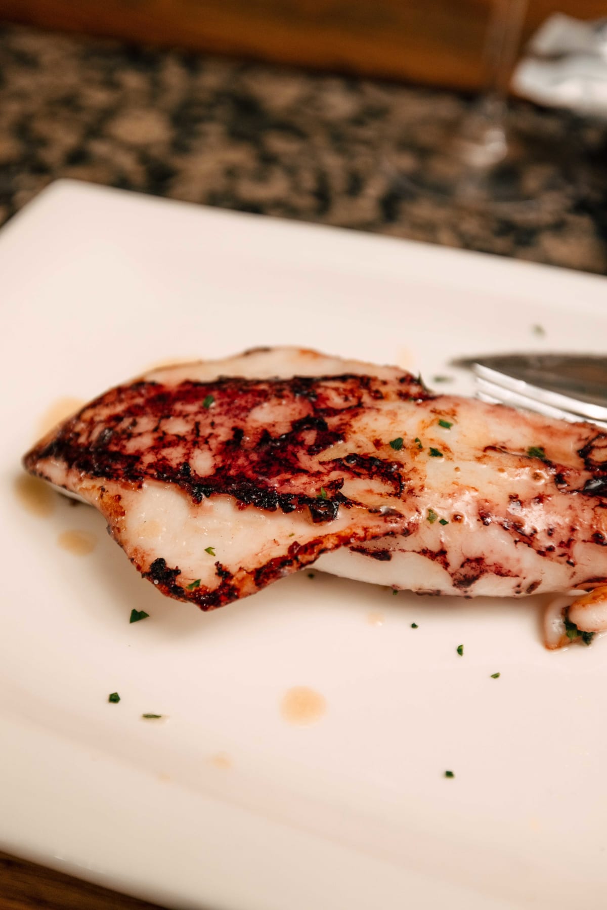 Ganbara, San Sebastián: further views of the squid