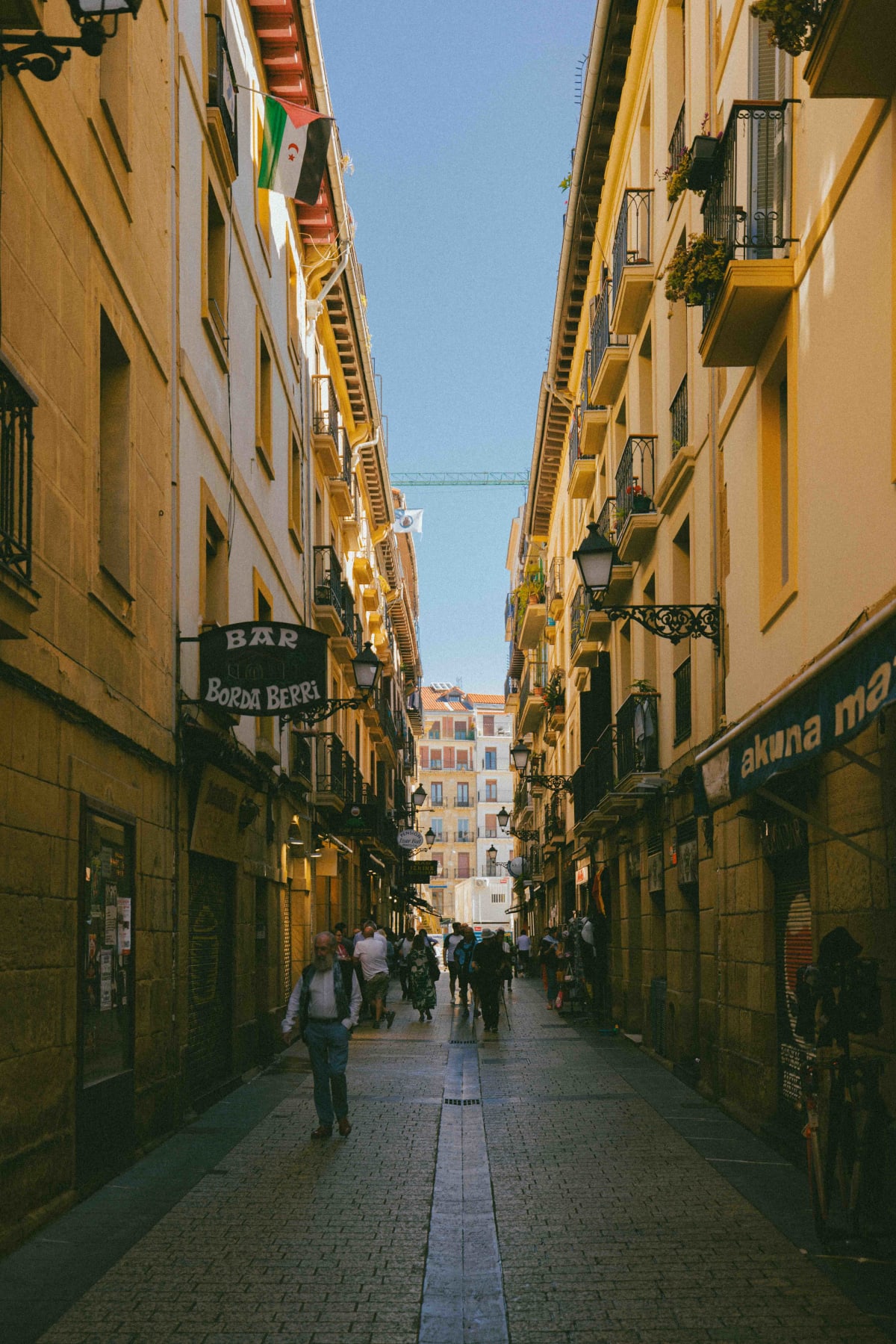 Ganbara, San Sebastián: the old town lanes lined with pintxo bars