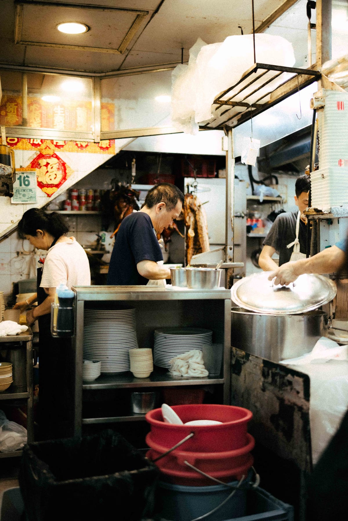 Joy Hing Roasted Meat, Hong Kong: an order being plated