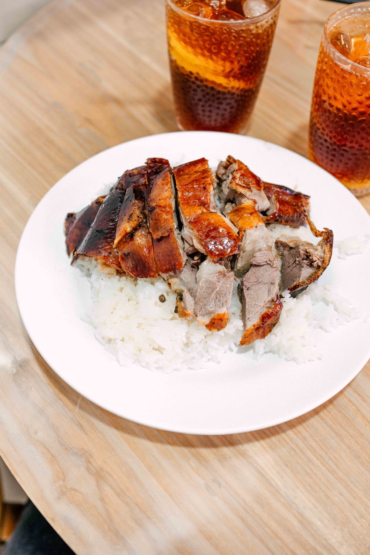Joy Hing Roasted Meat, Hong Kong: another view of the goose rice