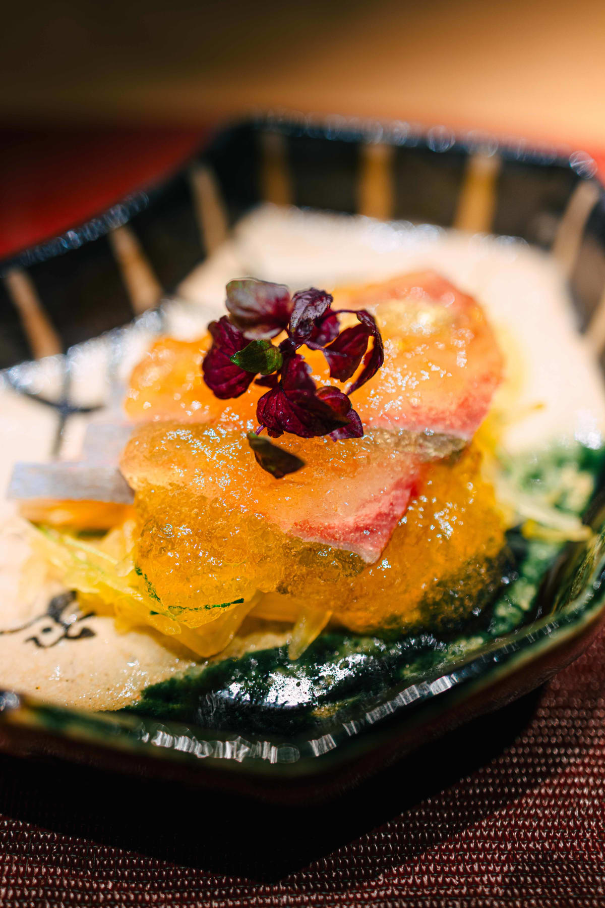 Mitou, Seoul: the shima-aji seen closer