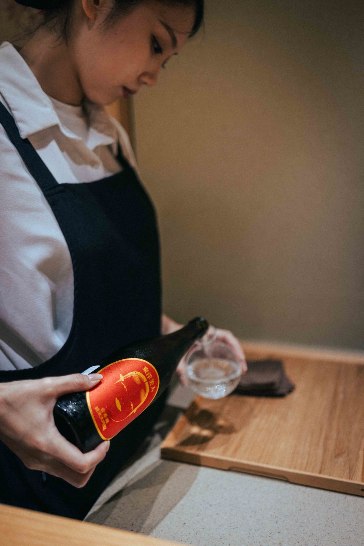Mitou, Seoul: the Toyobijin poured at the table